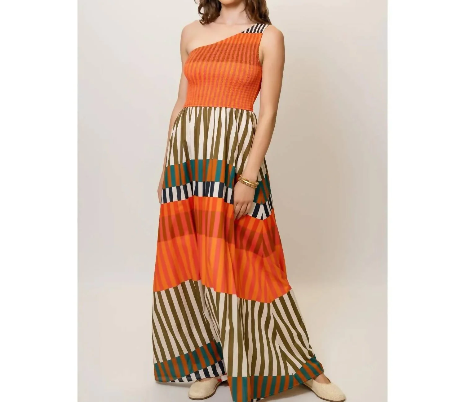 Destin Dress In Varigated Stripe - Image 2