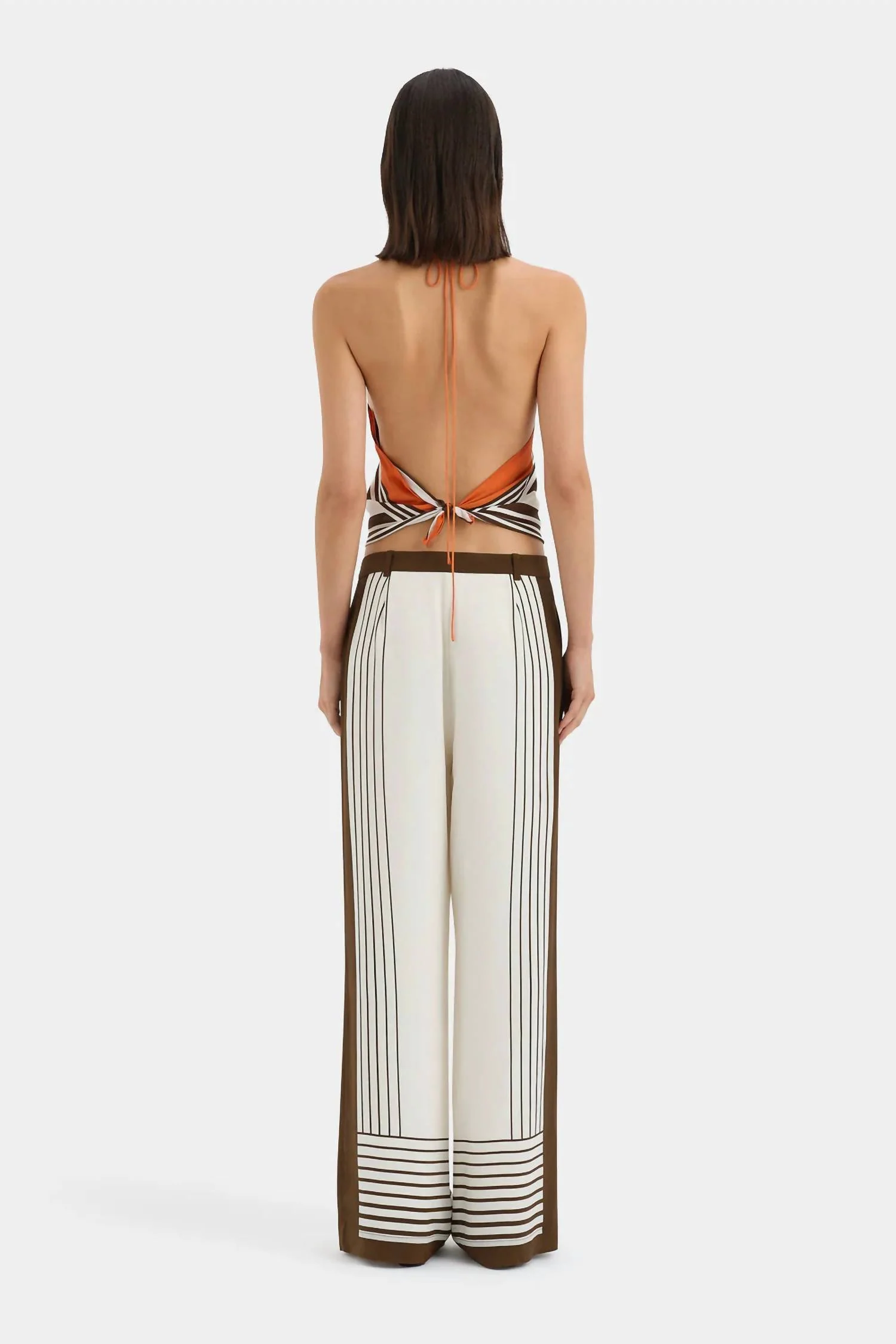 Destino Tailored Pants In Pacha Stripe - Image 3