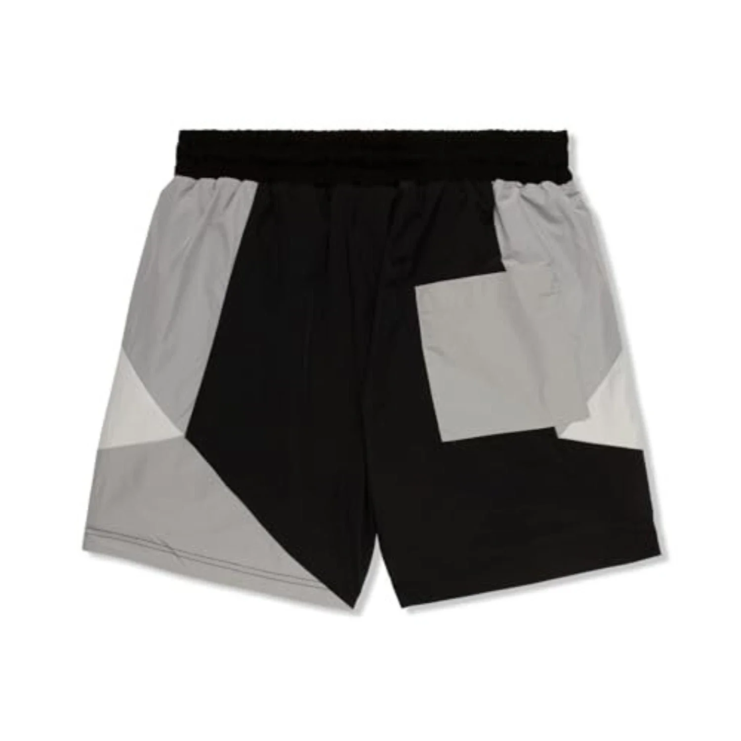 Diet Starts Monday Panel Shorts Mens Black Multi Drawstring Waist FROG291 - Image 3