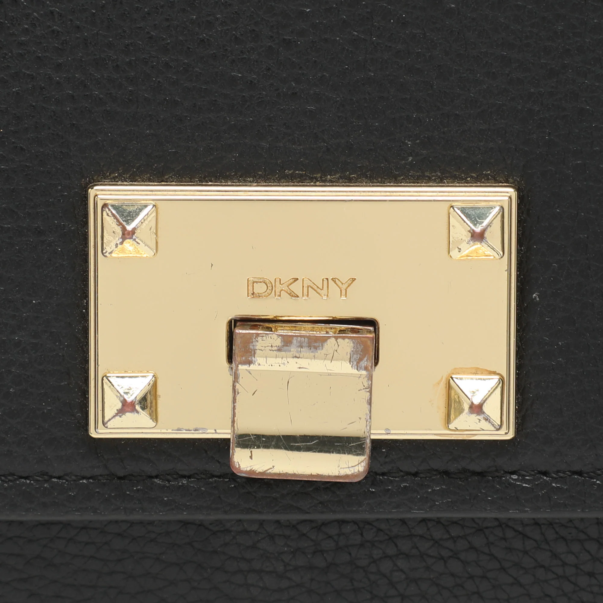 Dkny Black Leather Crossbody Bag - Image 5