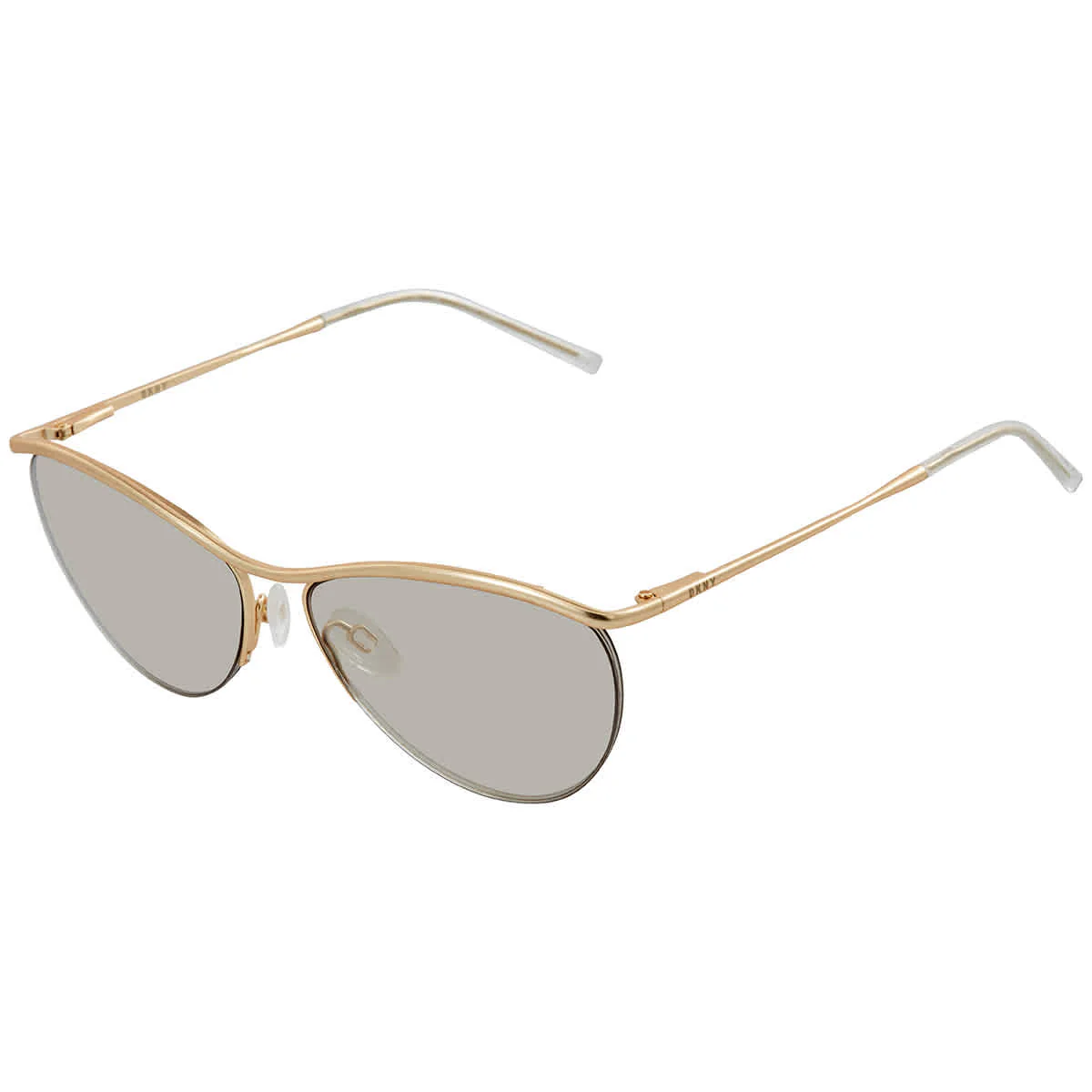 DKNY Grey Oval Ladies Sunglasses NY107S 230 56