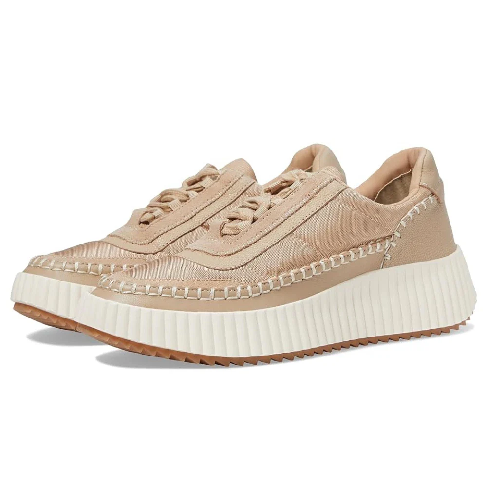 Dolce Vita Dolen Sneakers Womens Dune Low Top Comfort Platform Shoes HTAT1078 - Image 3