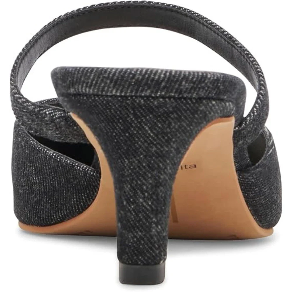 Dolce Vita Kanika Pump Women Carbon Denim Pointed Toe Stiletto Heel HTAT1090 - Image 5