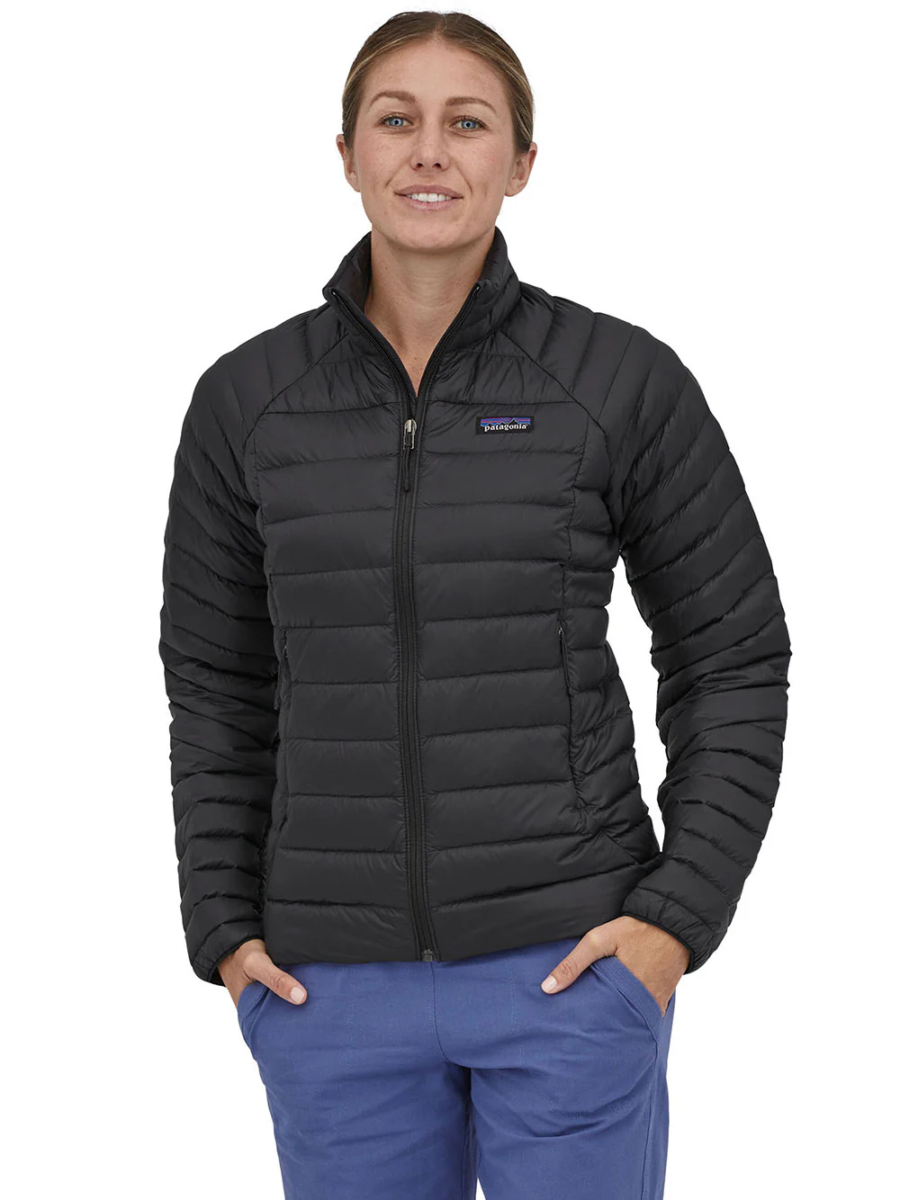 Down Sweater Quilted High Collar Jacket - Image 2