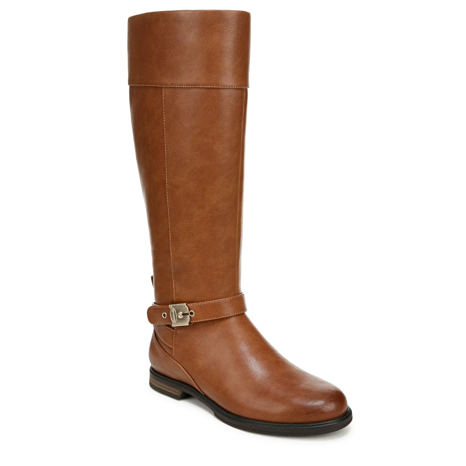 Dr. Scholl's Hello Rider Boots Women's Honey Faux Leather Knee High HTAT1205 - Image 2