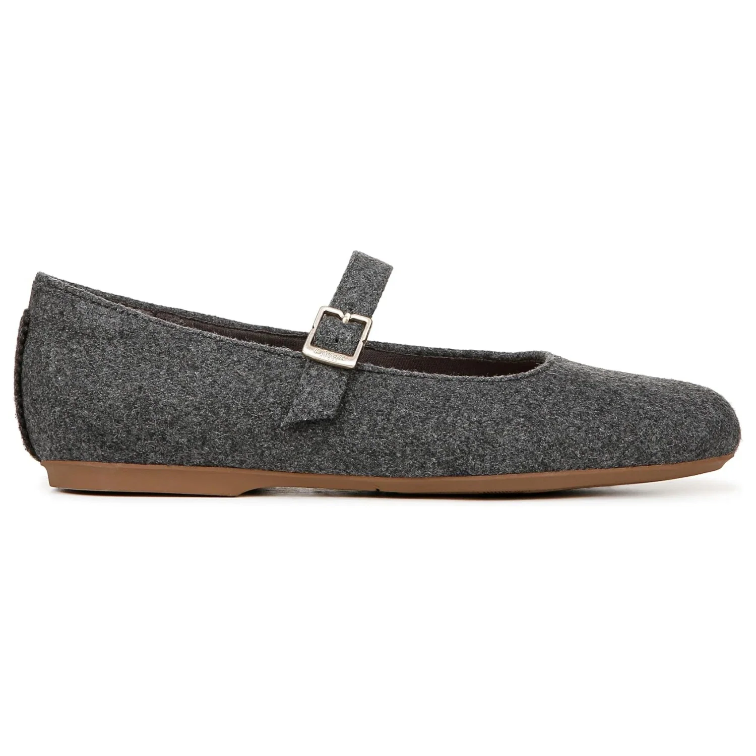 Dr. Scholl's Wexley Ballet Flat Women's Charcoal Round Toe Mary Jane HTAT1132 - Image 3