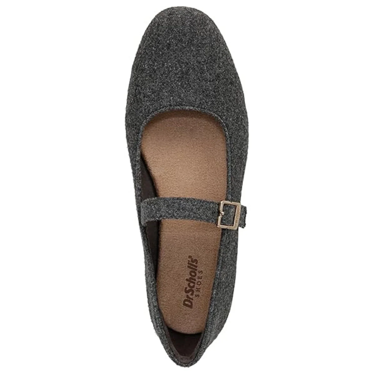Dr. Scholl's Wexley Ballet Flat Women's Charcoal Round Toe Mary Jane HTAT1132 - Image 4
