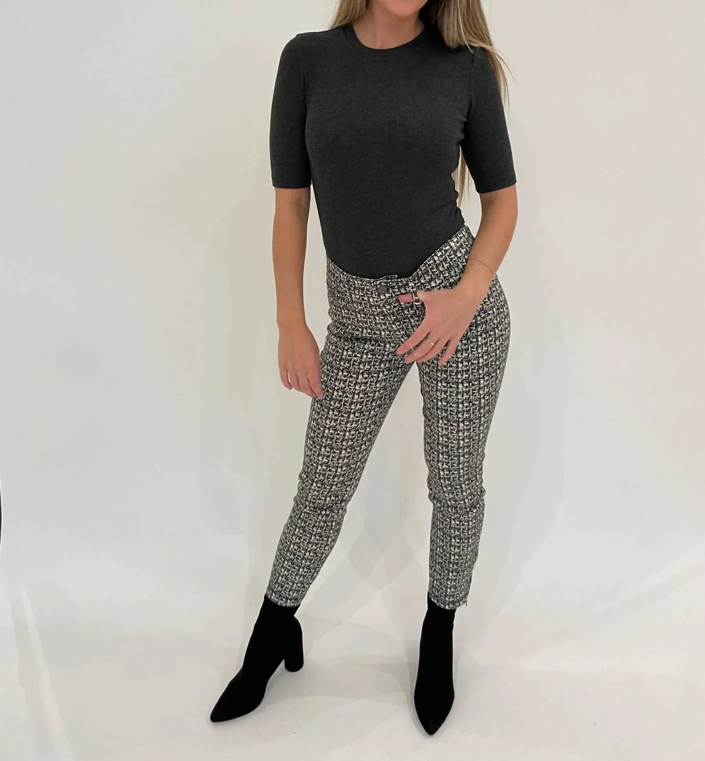 Dream Chic Crop Jean In Print - Image 4