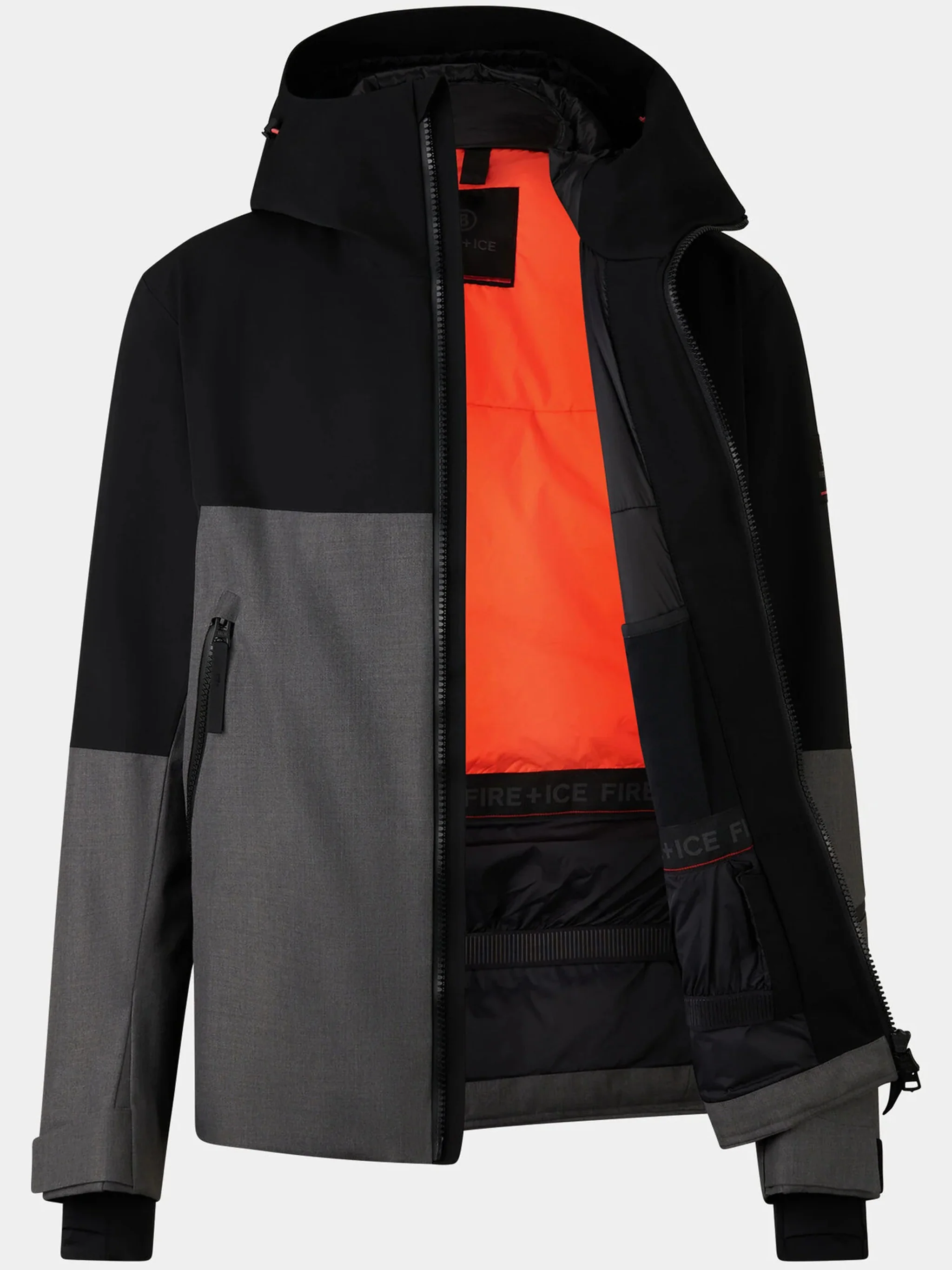 Dyre-T Two-Tone Hooded Ski Jacket - Image 2