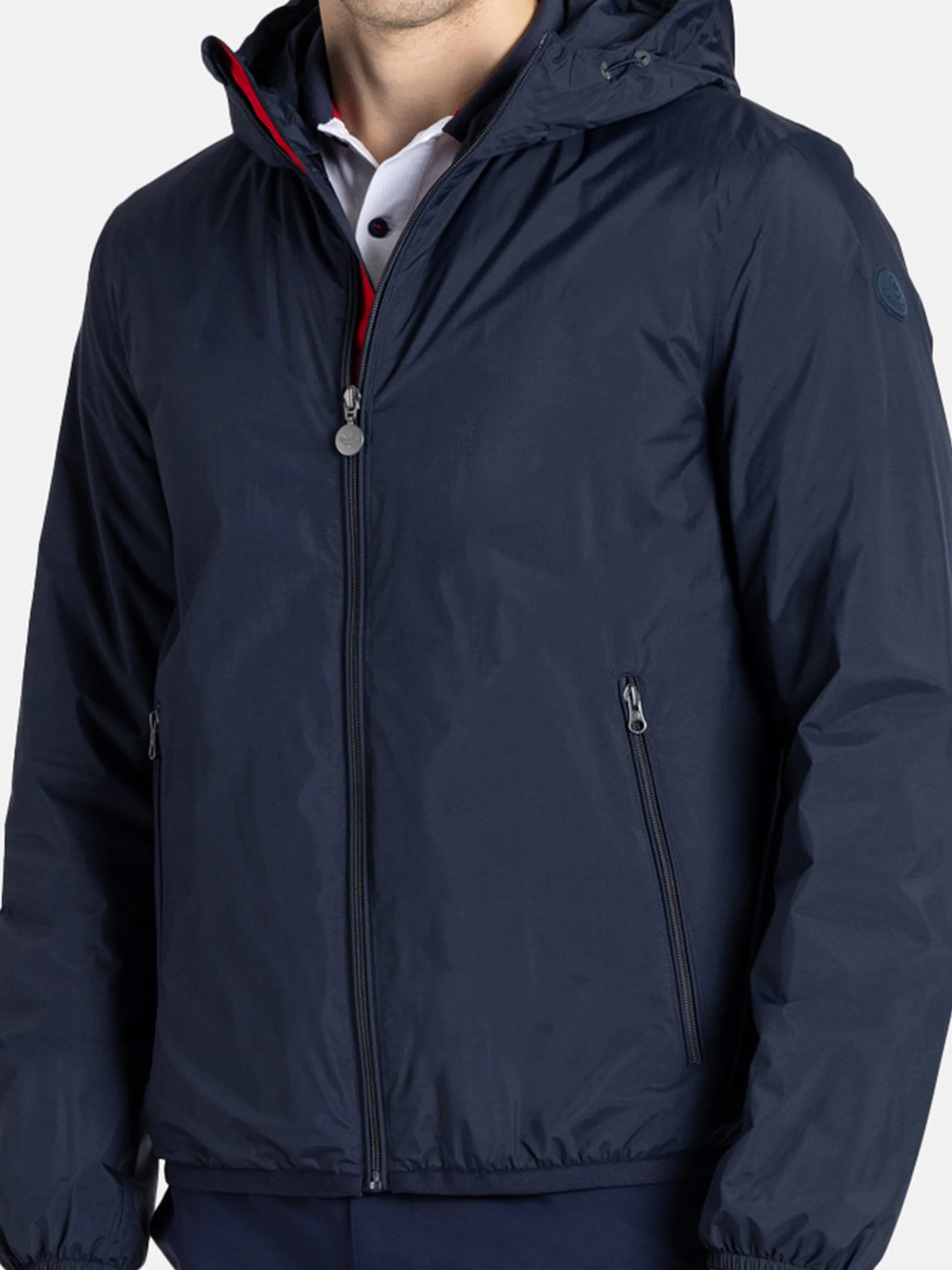Easy Warm Dark Navy Minimalist Jacket - Image 2