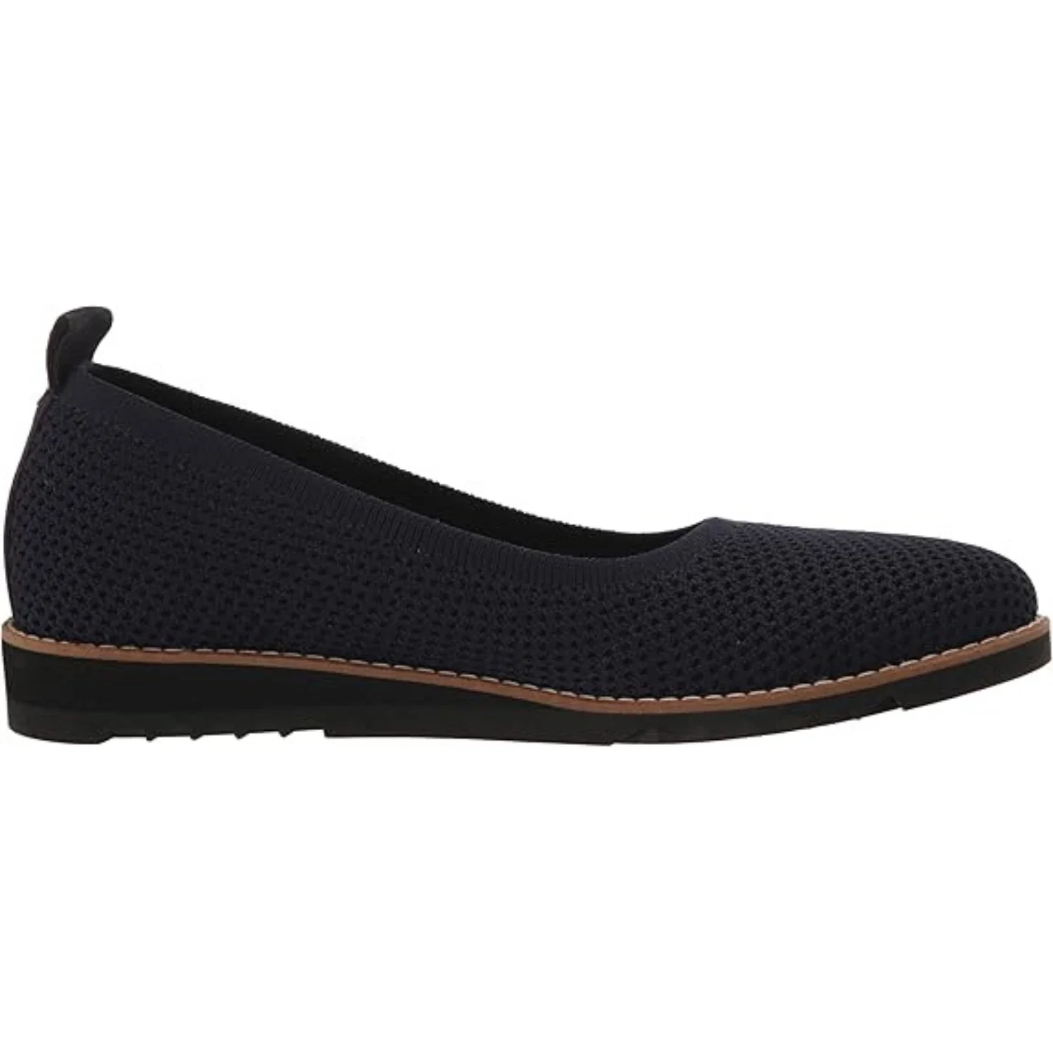 Eileen Fisher Etta Flats Women'sM Midnight Almond Toe Slip On HTAT1133 - Image 3