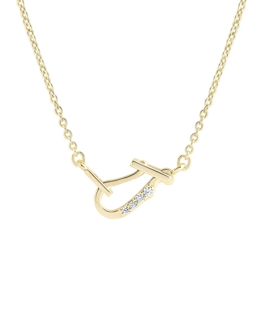 Electric Picks 14K Plated CZ Ritz Necklace