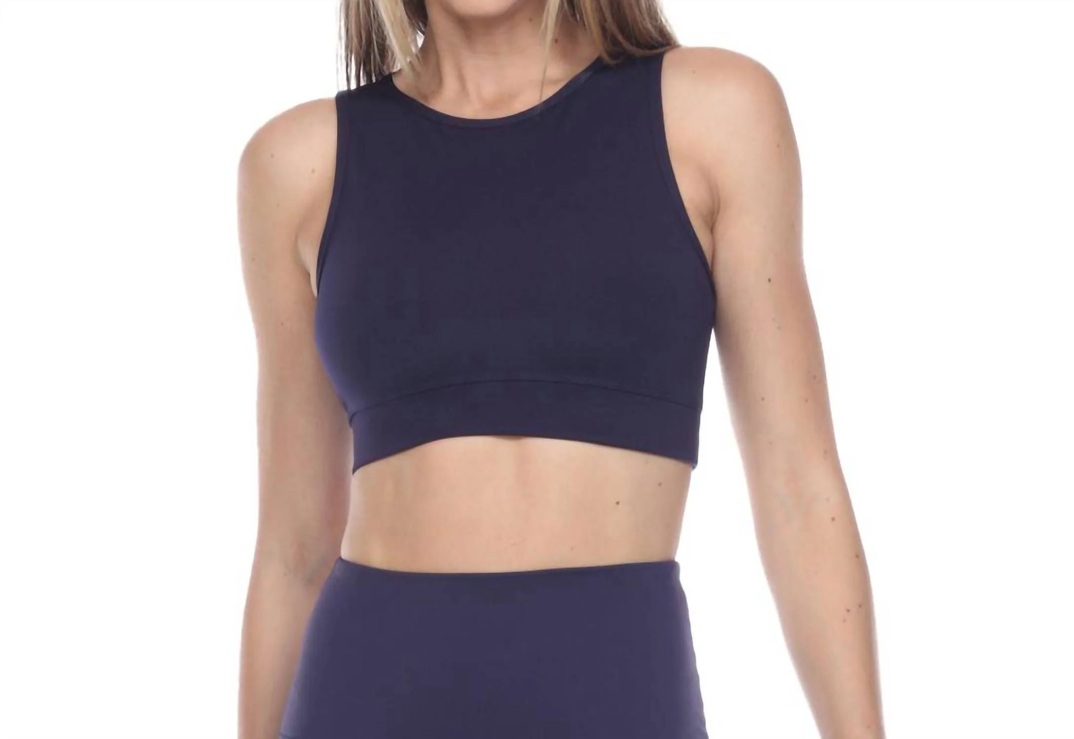 Elevate Sports Bra In Dark Blue
