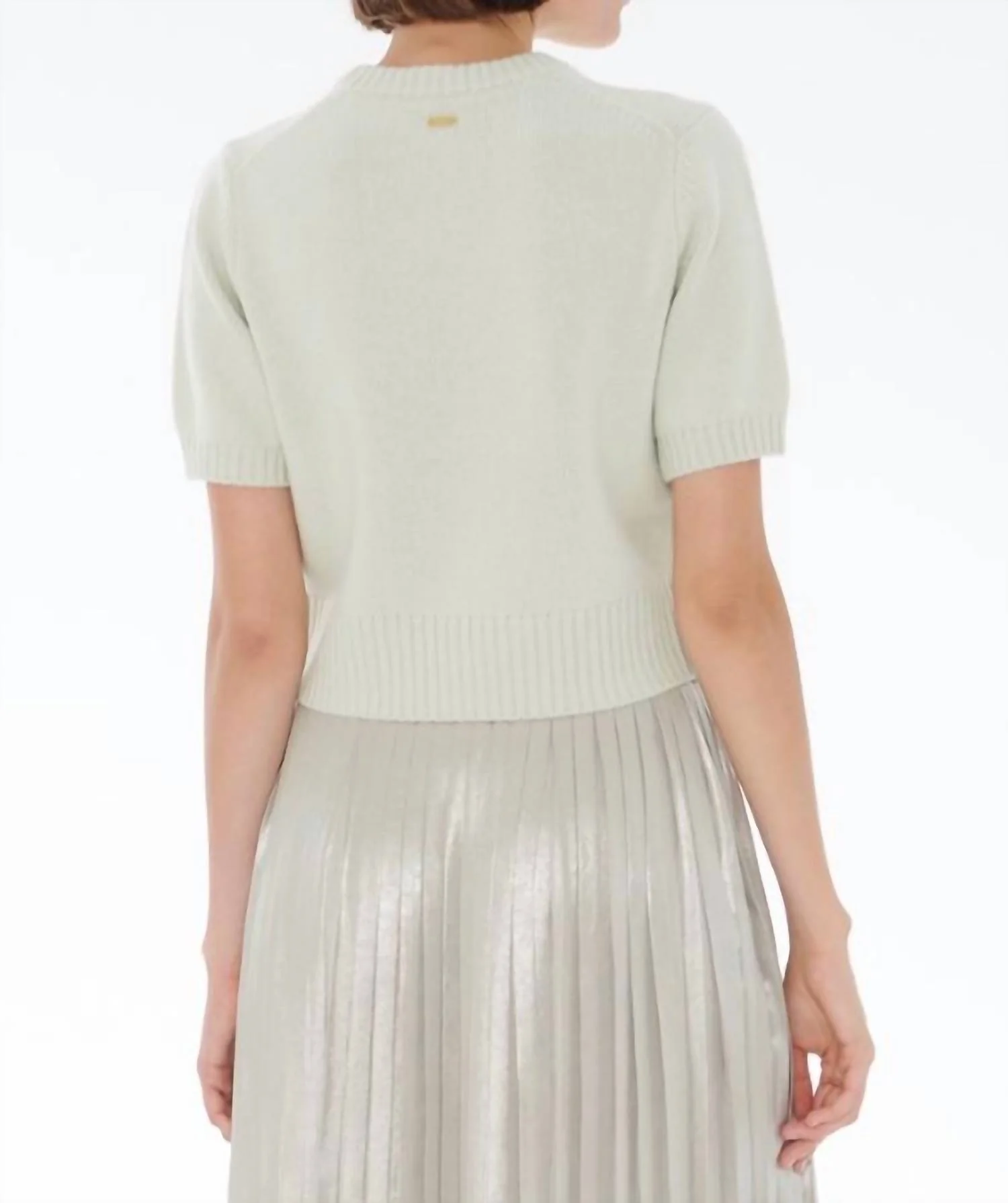 Elsie Pullover Sweater In Mint - Image 2