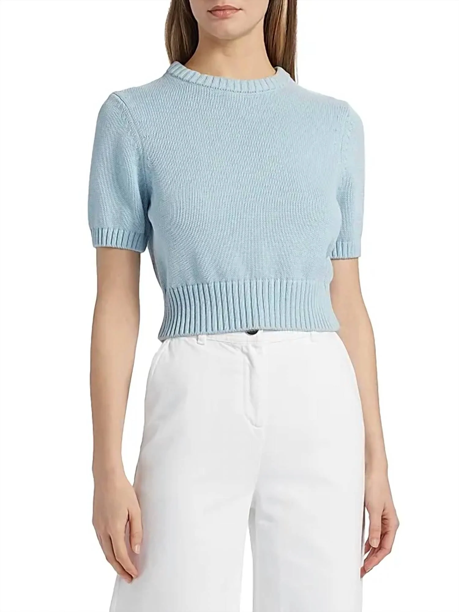 Elsie Sweater In Light Blue