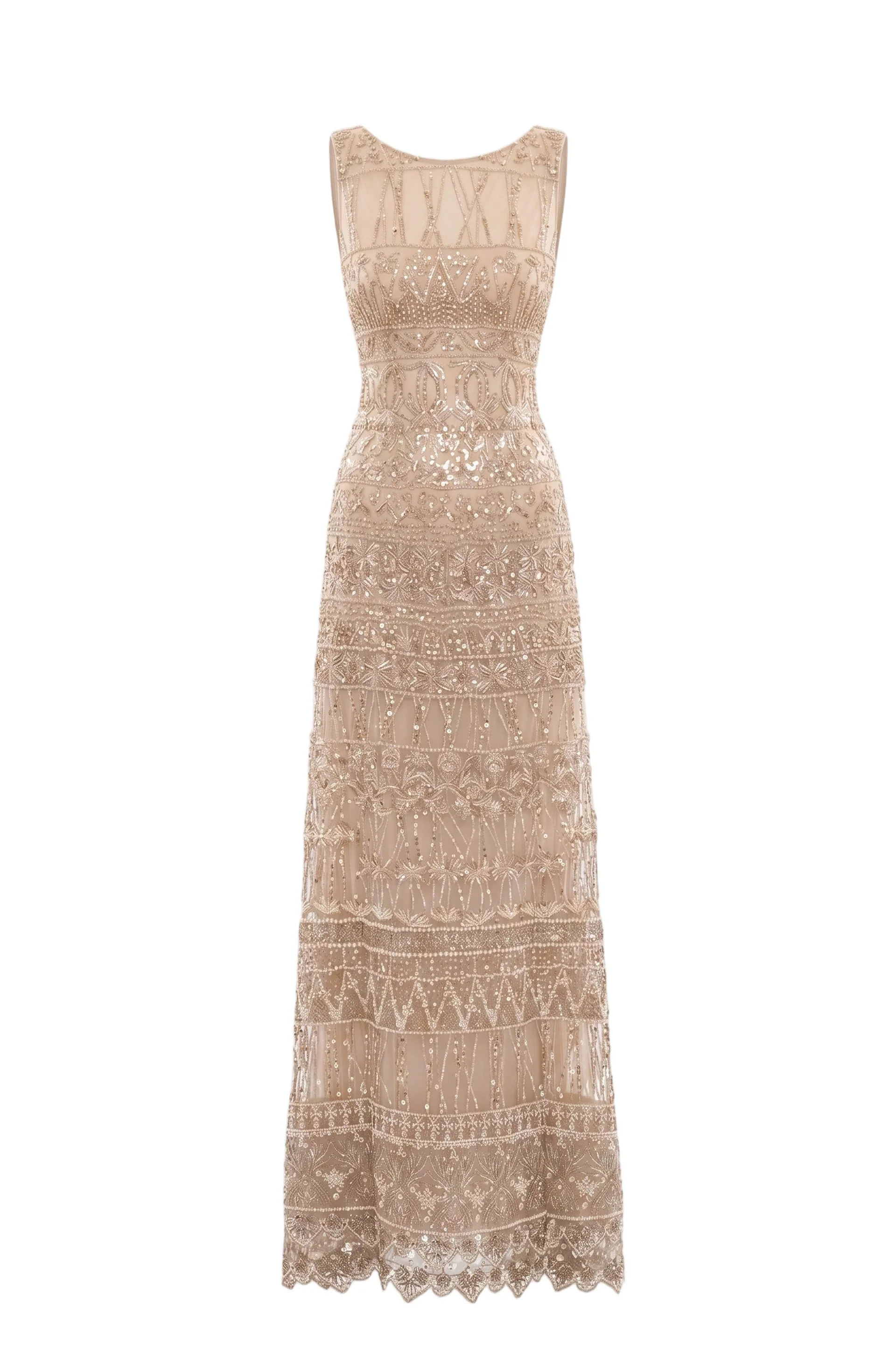 Embroidered Long Dress
