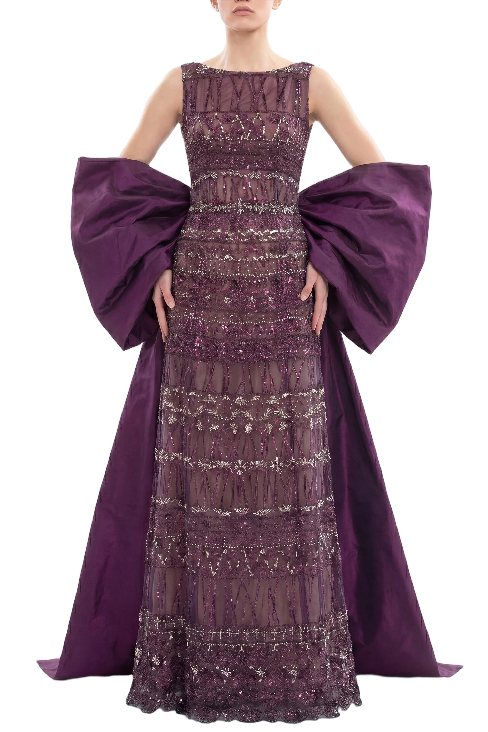 Embroidered Long Dress - Image 2