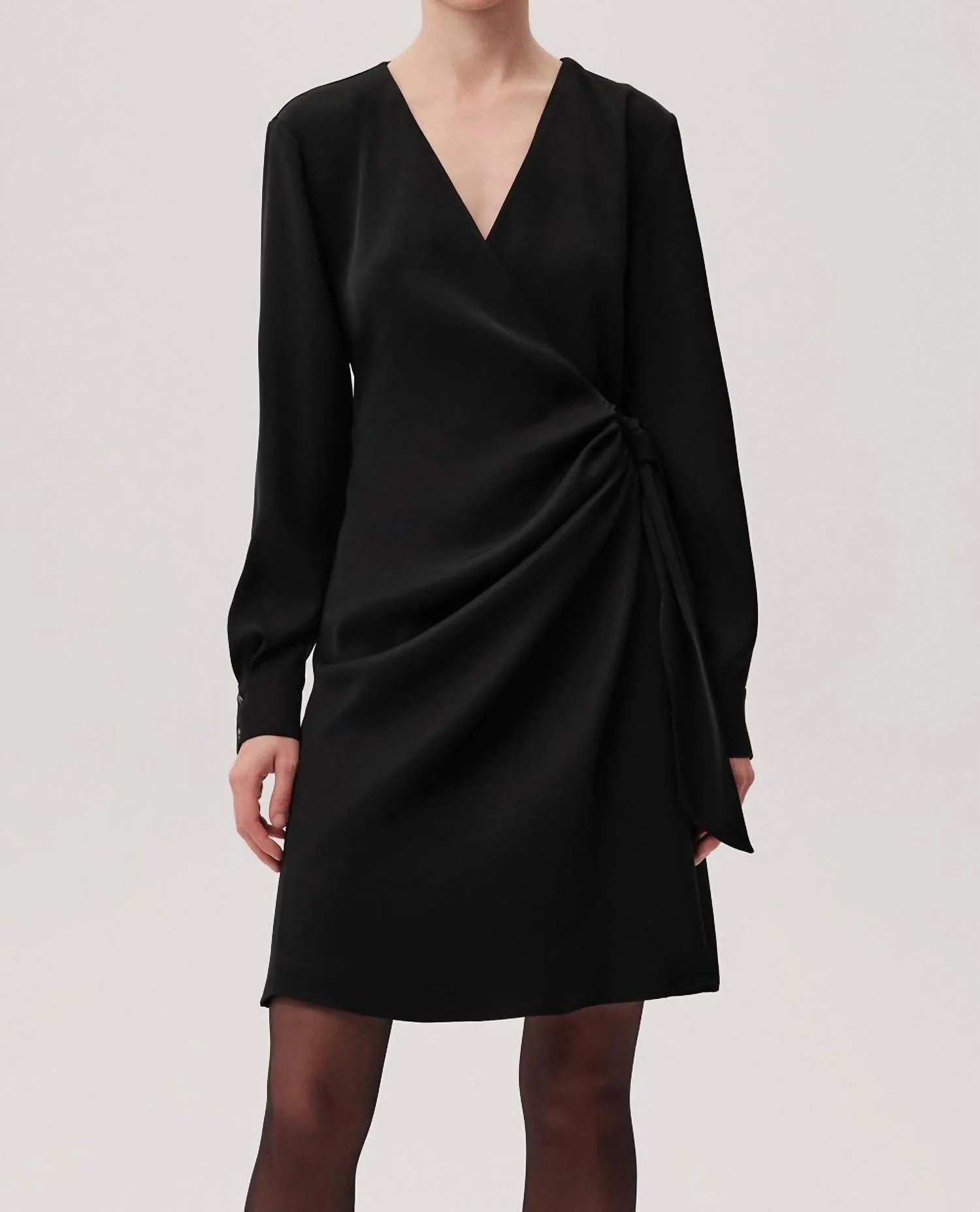 Emerson Mini Dress In Black - Image 5