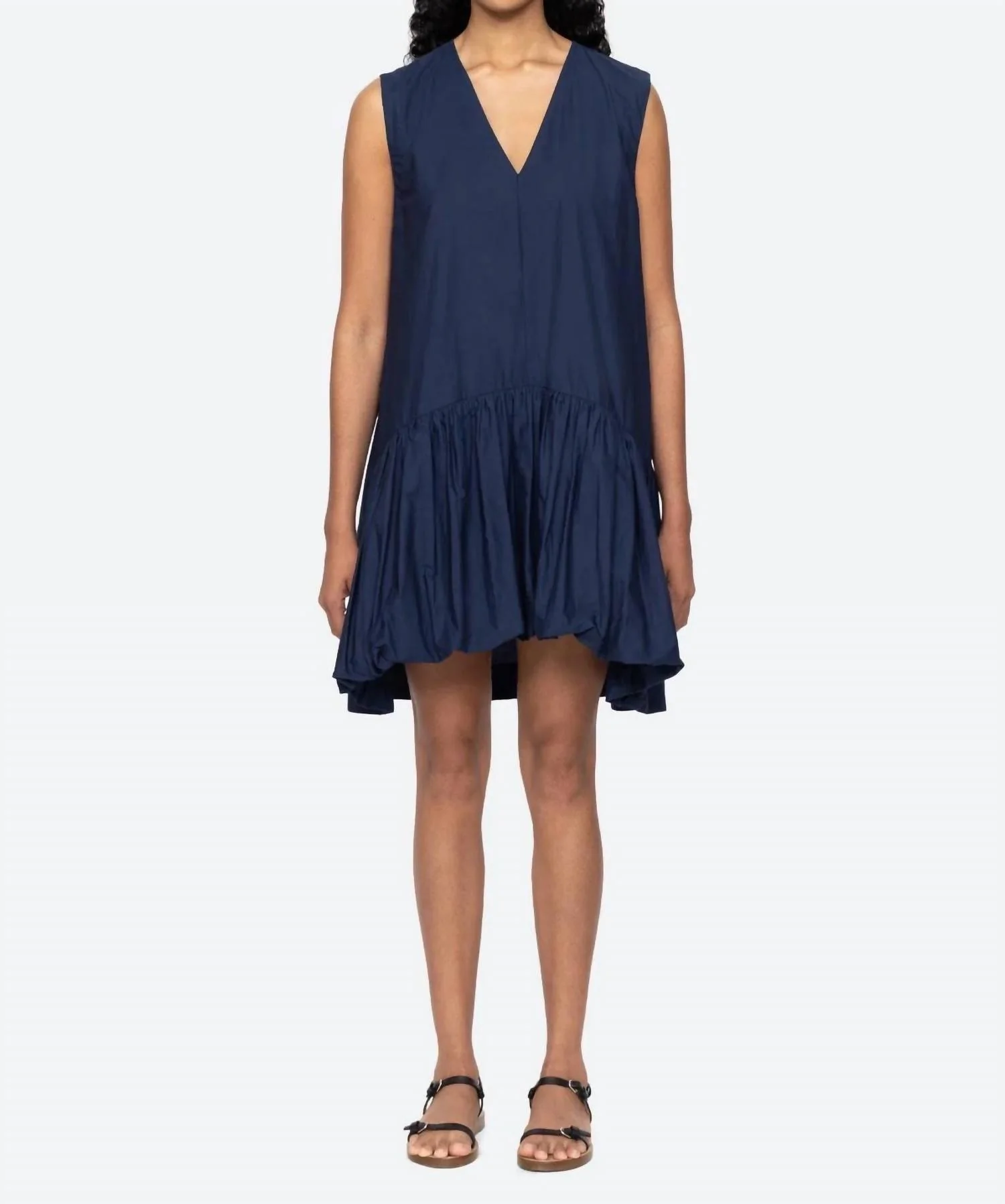 Emmet Mini Dress In Navy