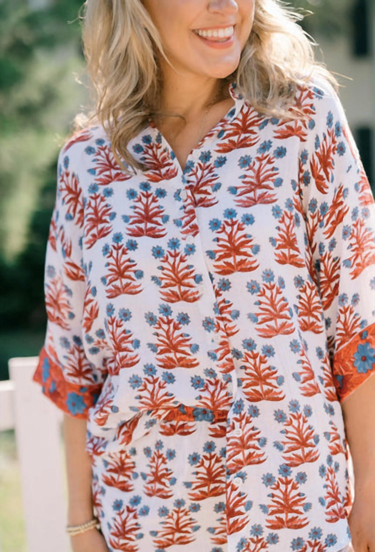 Emory Blouse In Harbor