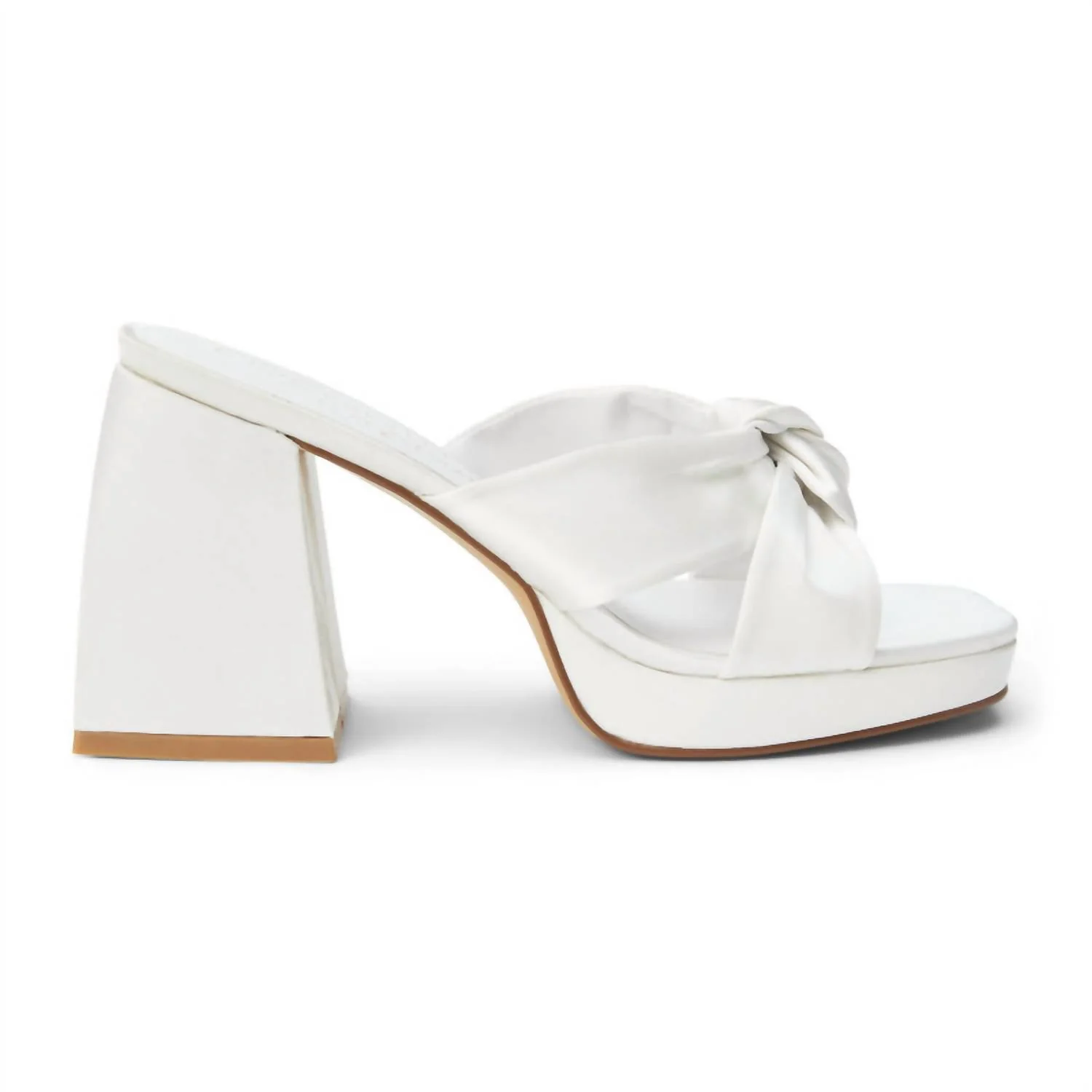 Esme Platform Heel In White - Image 2