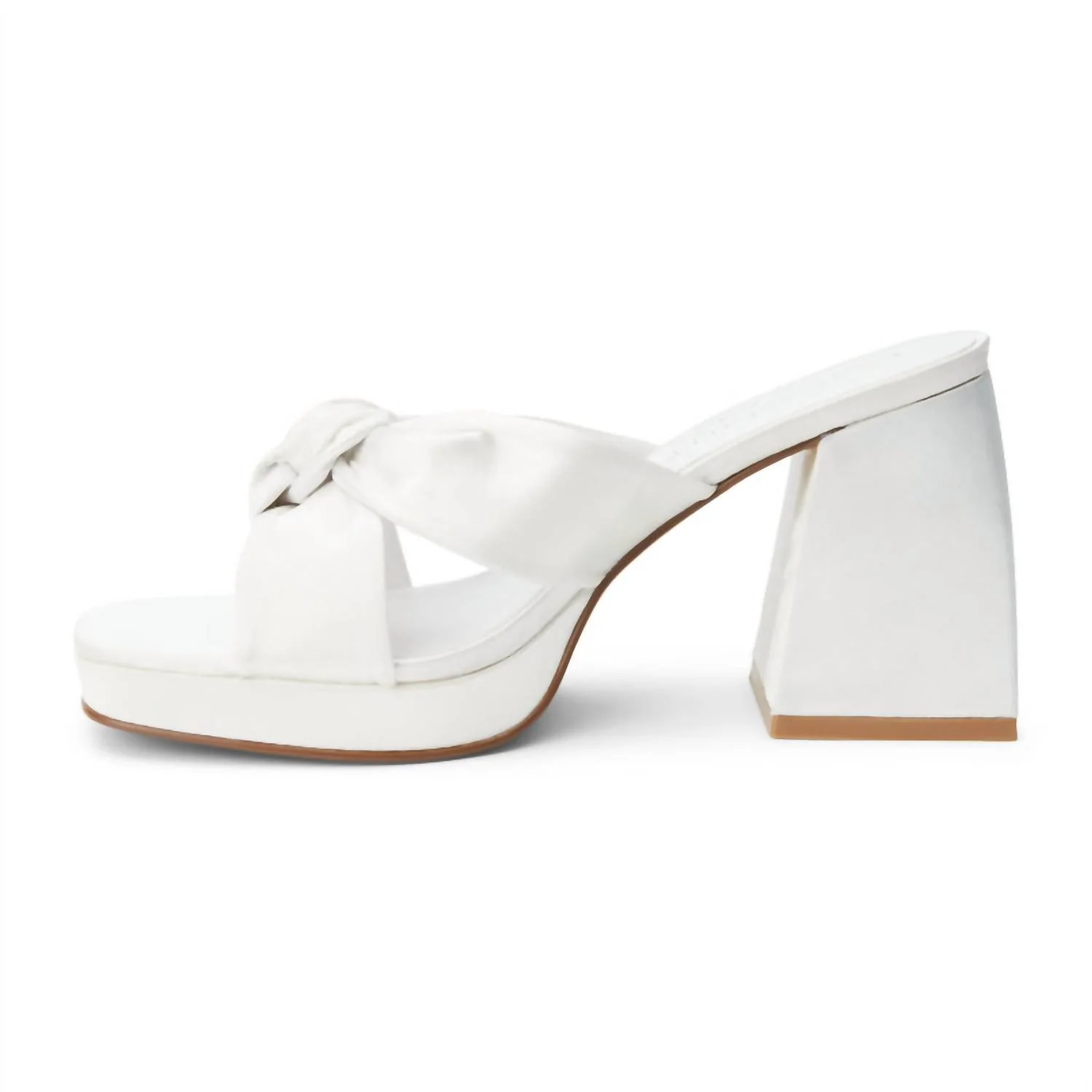 Esme Platform Heel In White - Image 3