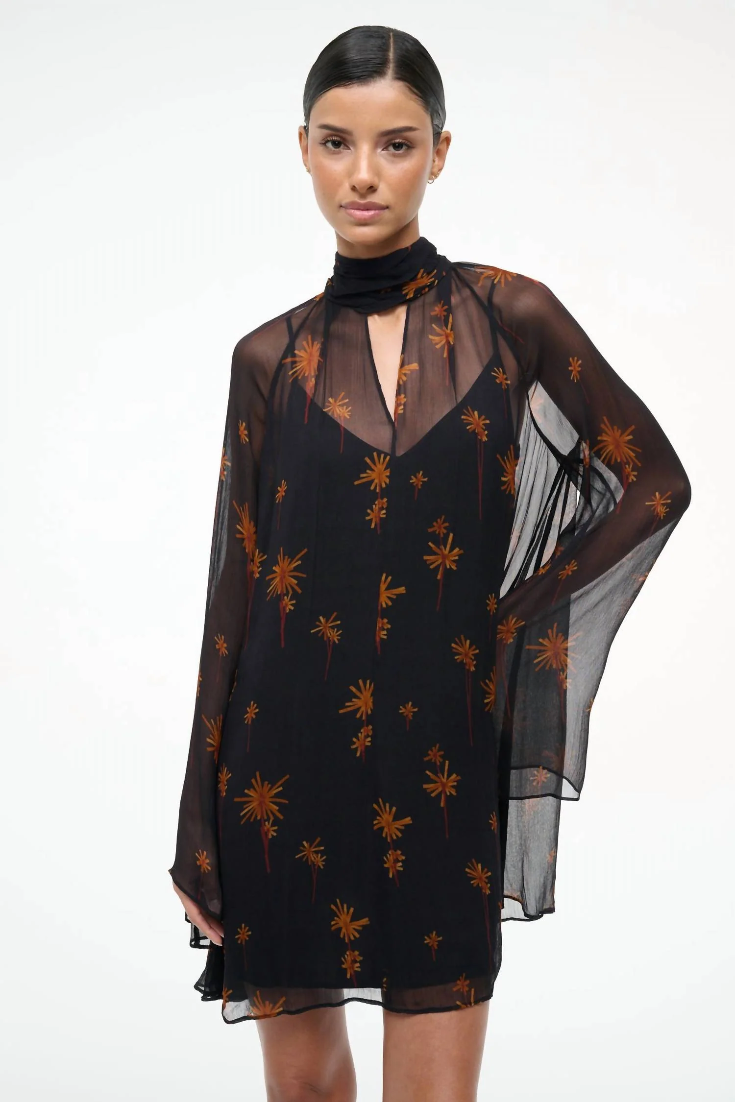 Esther Mini Dress In Autumn Night