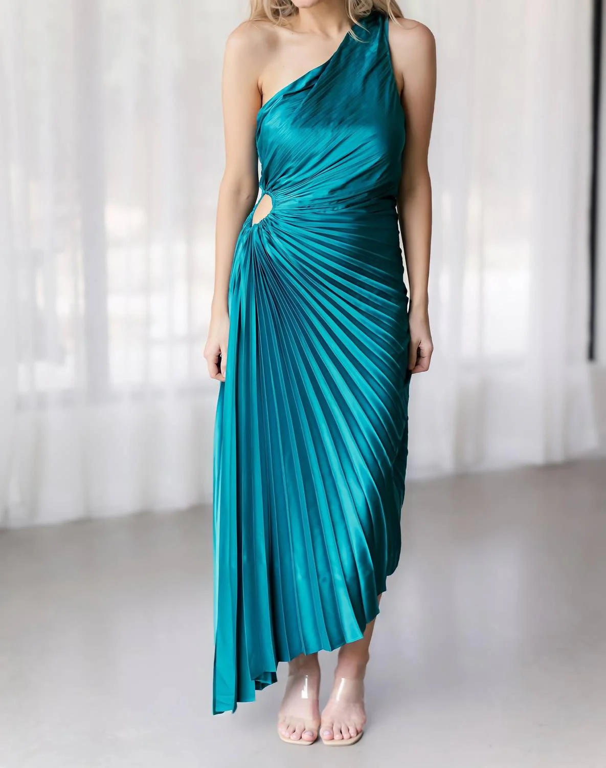 Evelyn Dress In Teal