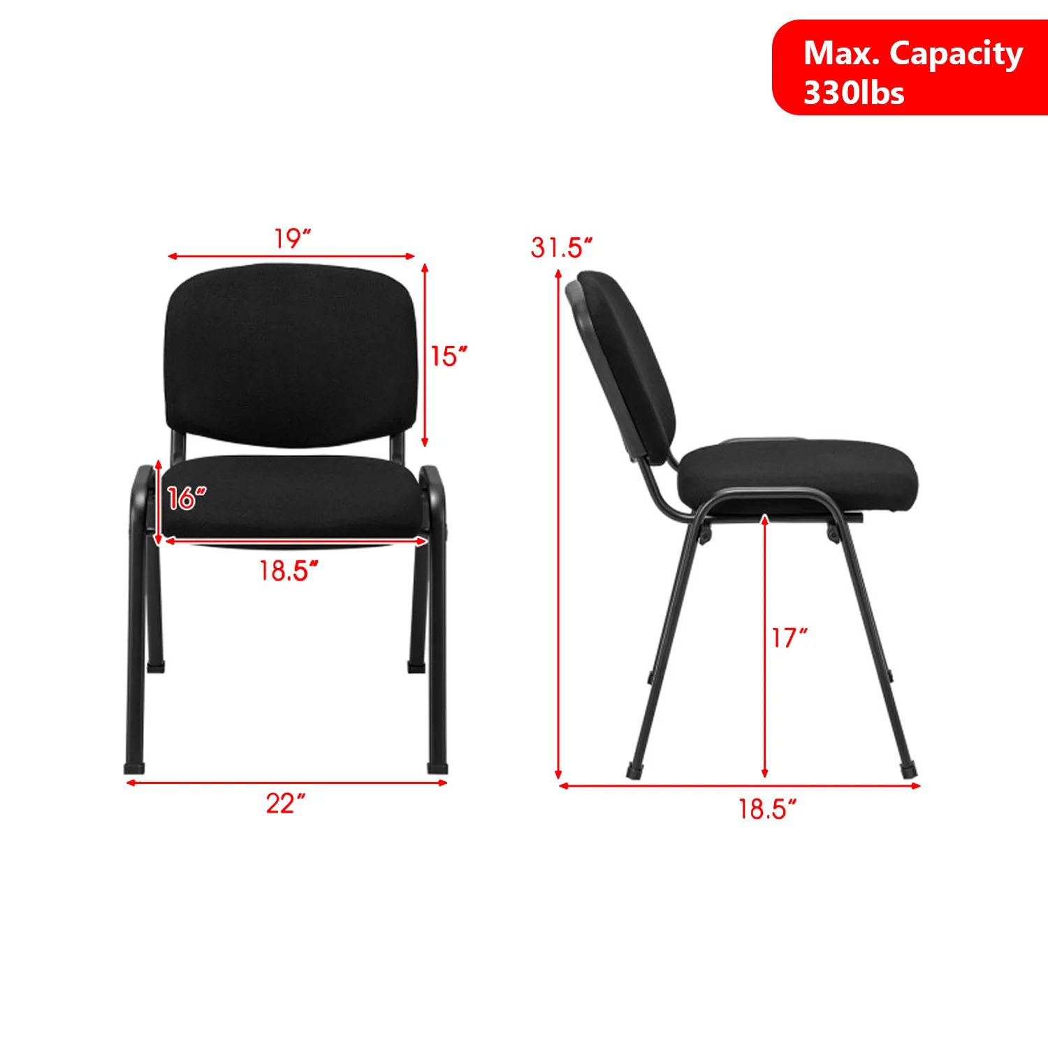 Executive Guest Chair Set for Elegant Office or Conference Use - Image 3