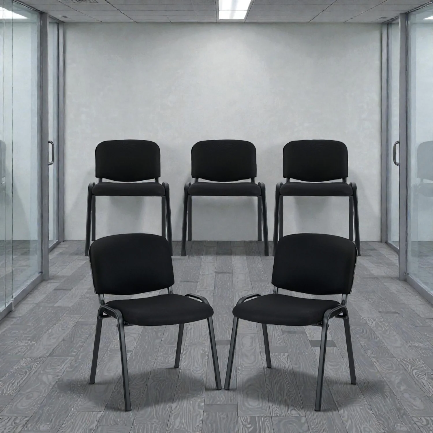 Executive Guest Chair Set for Elegant Office or Conference Use - Image 4