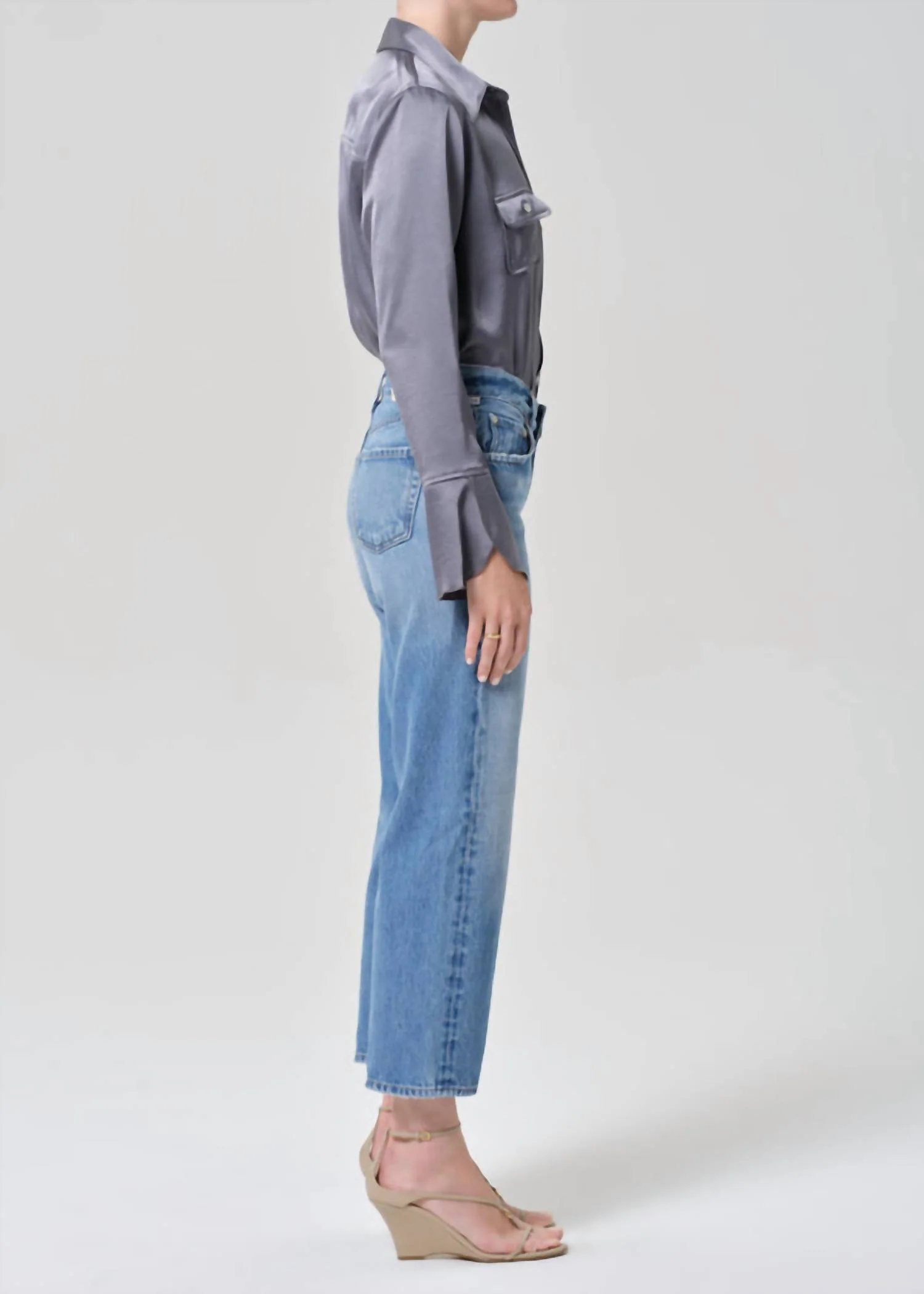Faye Vintage Straight Leg Jeans In Lolita - Image 2
