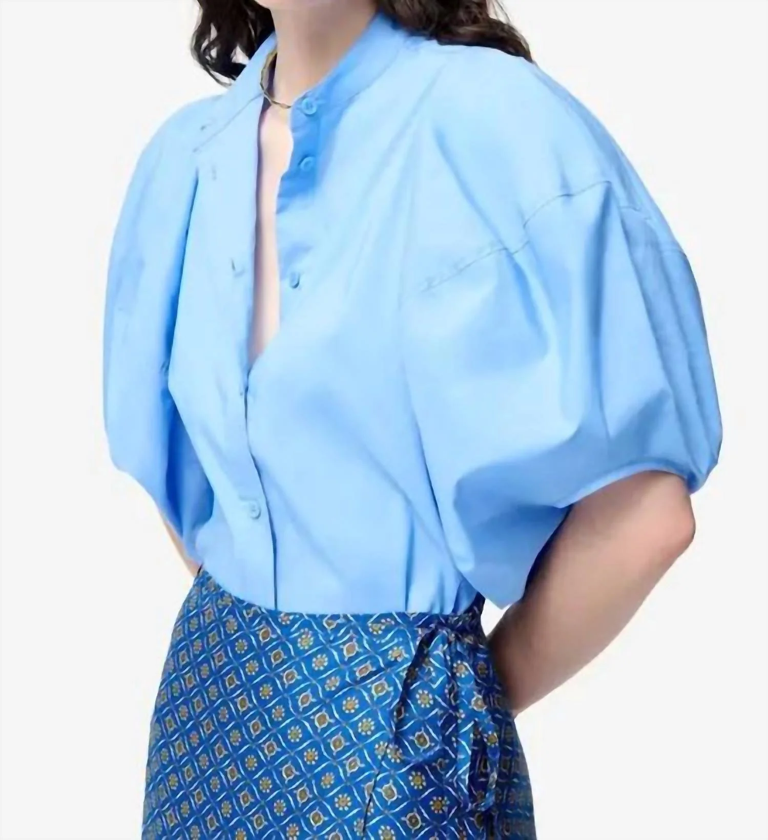 Felicie Shirt In Bleuet - Image 2
