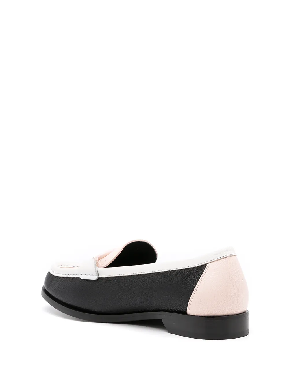 Ferragamo Gancini Leather Moccasin Loafers - Image 3