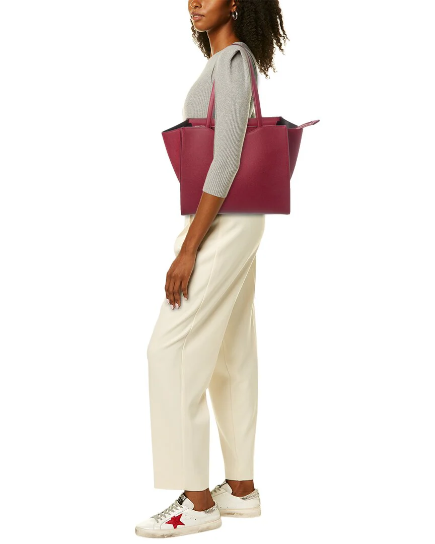 Ferragamo Gemini Leather Satchel - Image 4