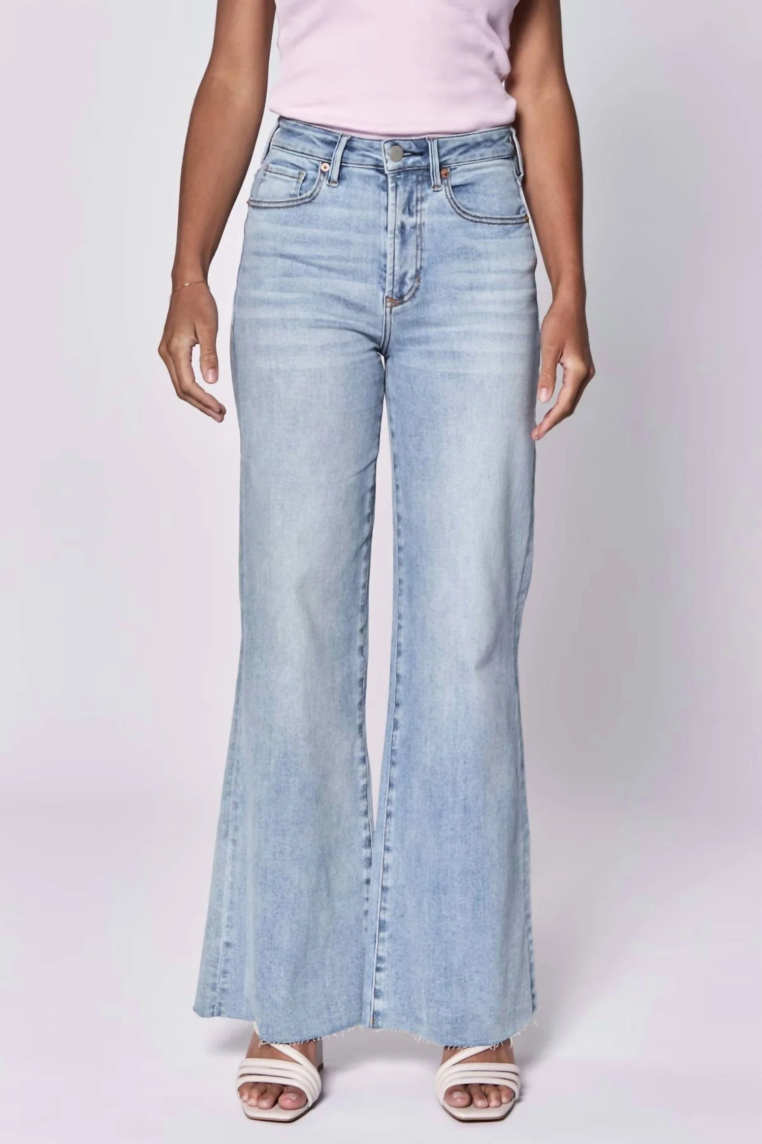 Fiona Wide Leg Jean In Montilla