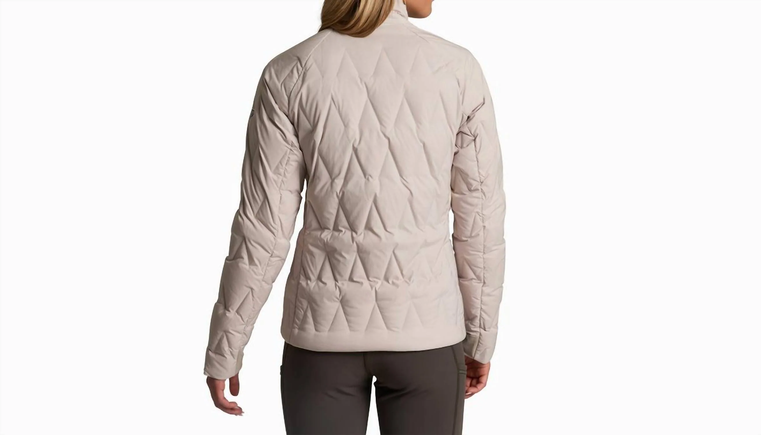 Firestorm Down Jacket In Moon Light - Image 2