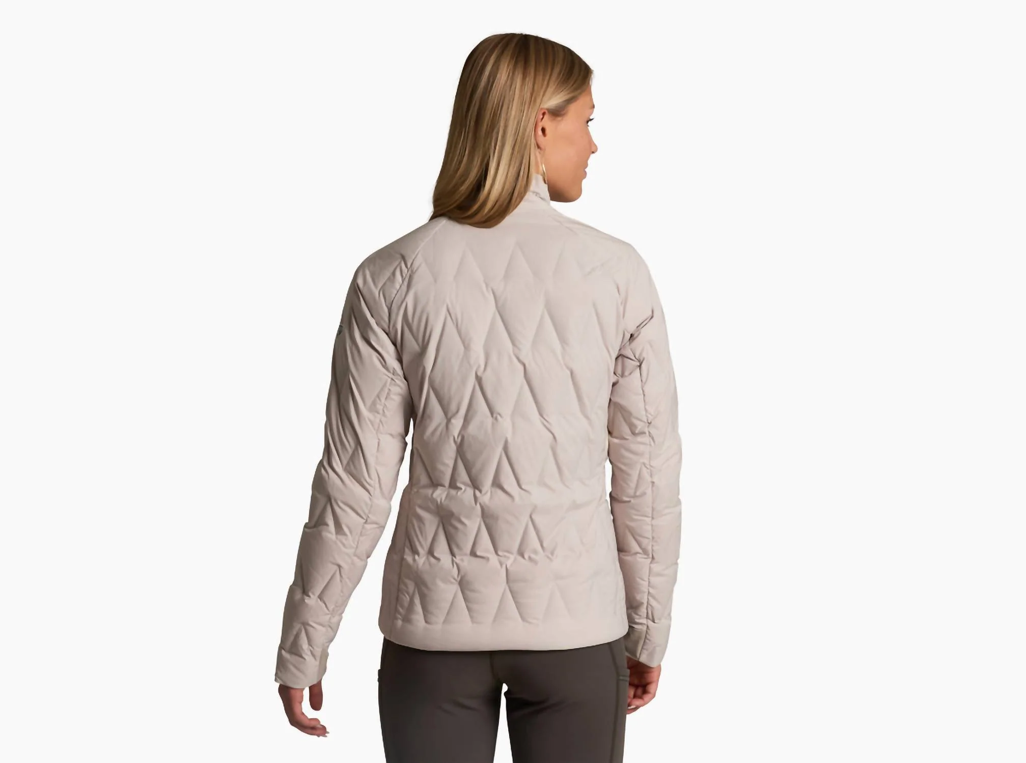 Firestorm Down Jacket In Moon Light - Image 3
