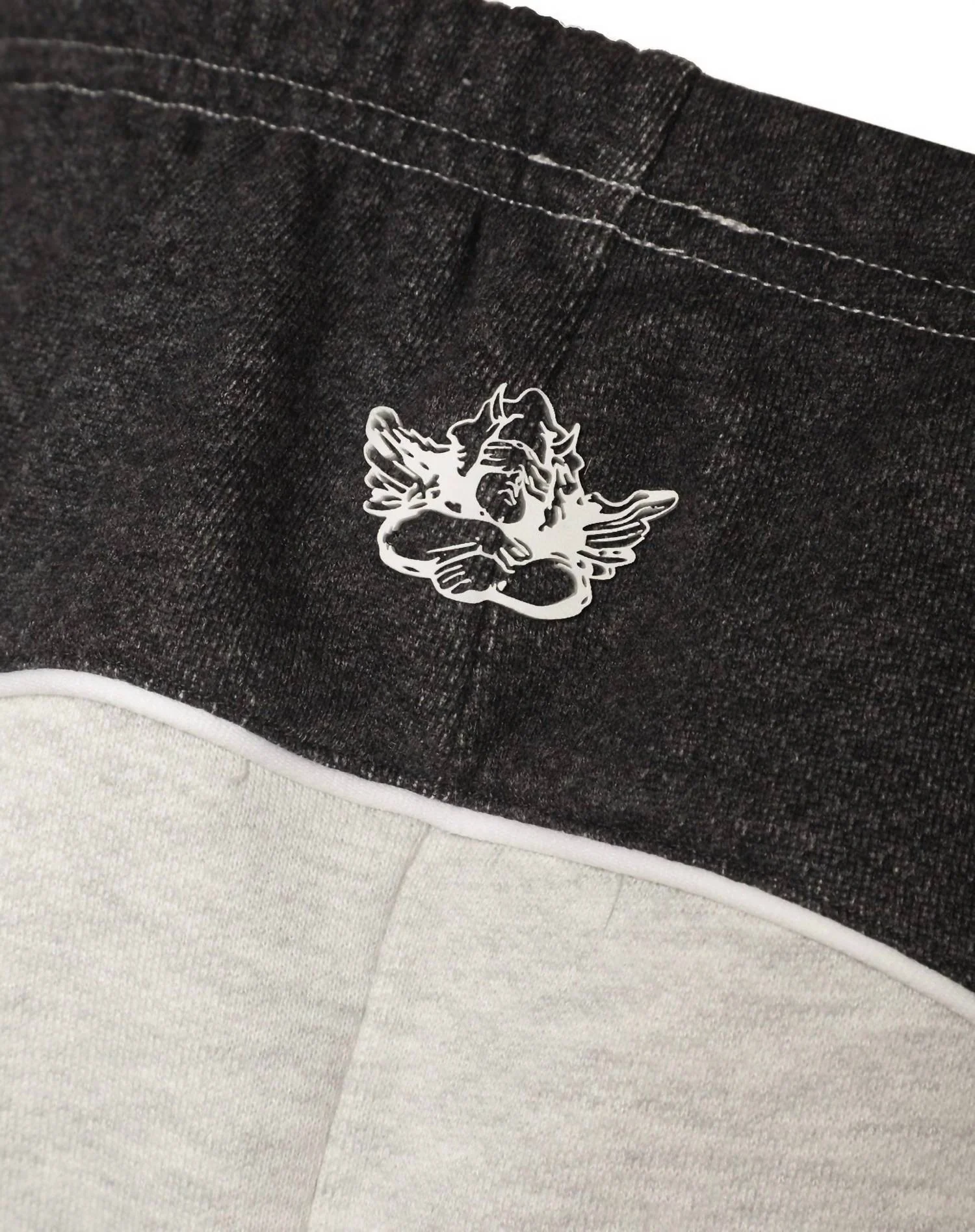 First Pick Heathered Paneled Kimmy Pant In Grey - Image 4