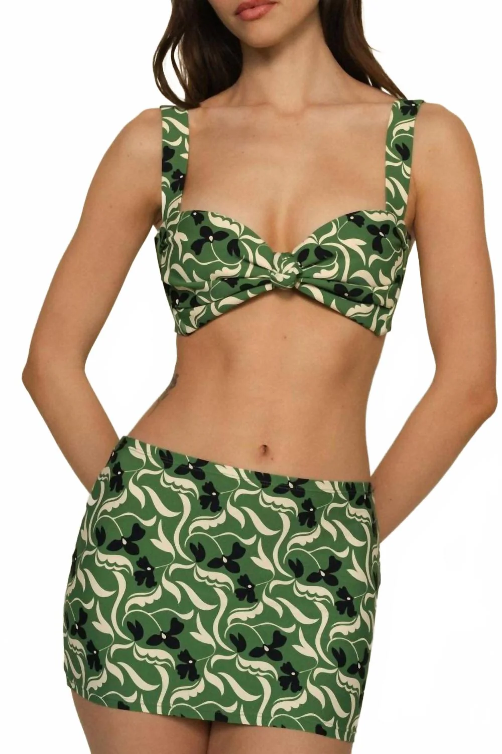 Fitted Micro Skirt In Veronica Floral