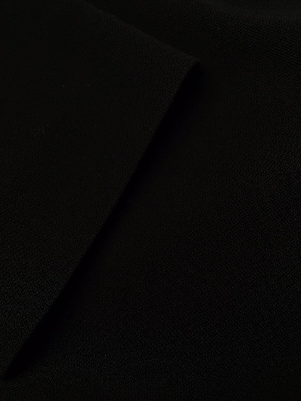 Fitted Mini Black Ruched Viscose Dress - Image 4