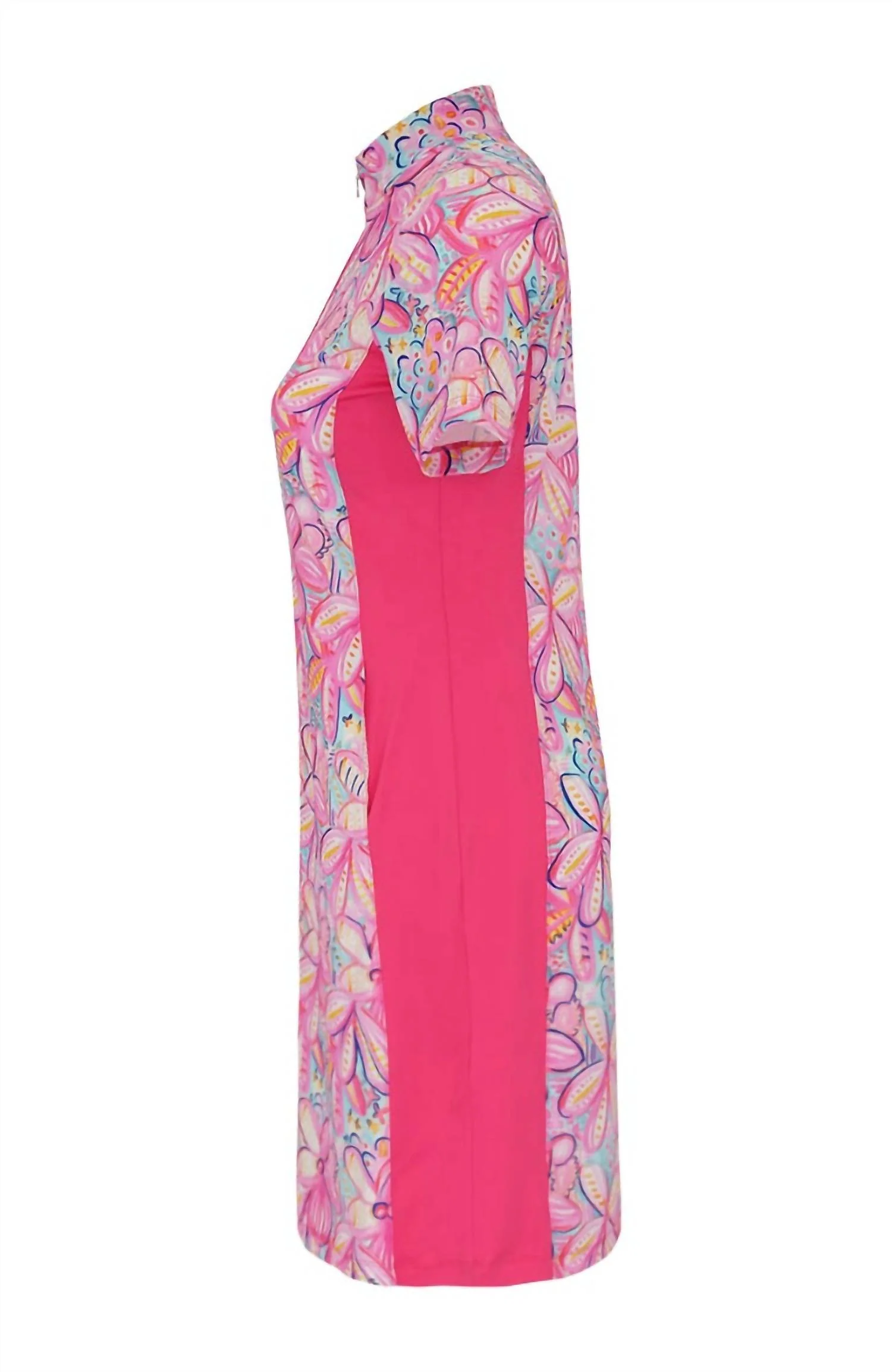 Floral Sport Dress In Pink - Image 2