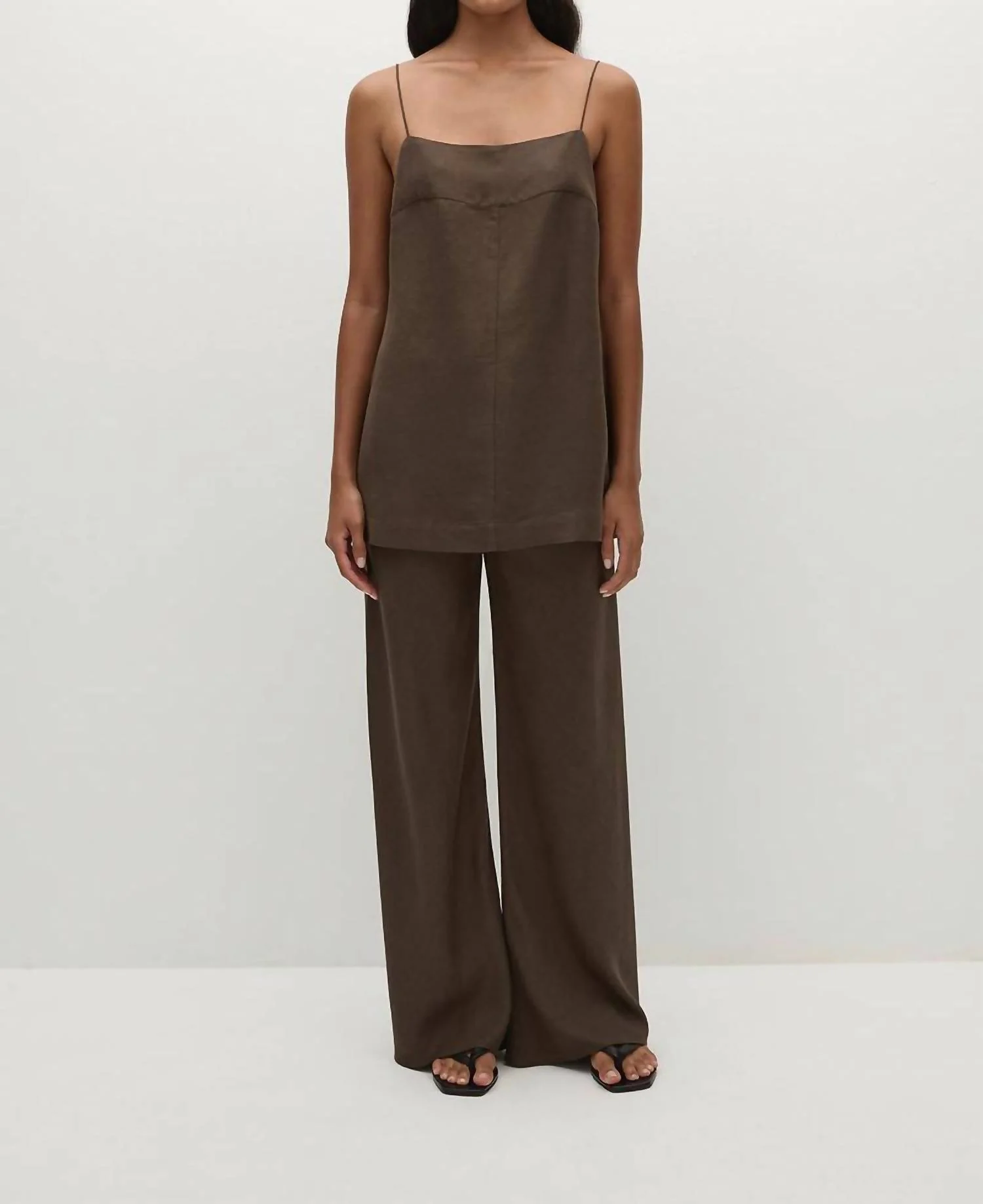 Florine Wide Leg Pant In Forest