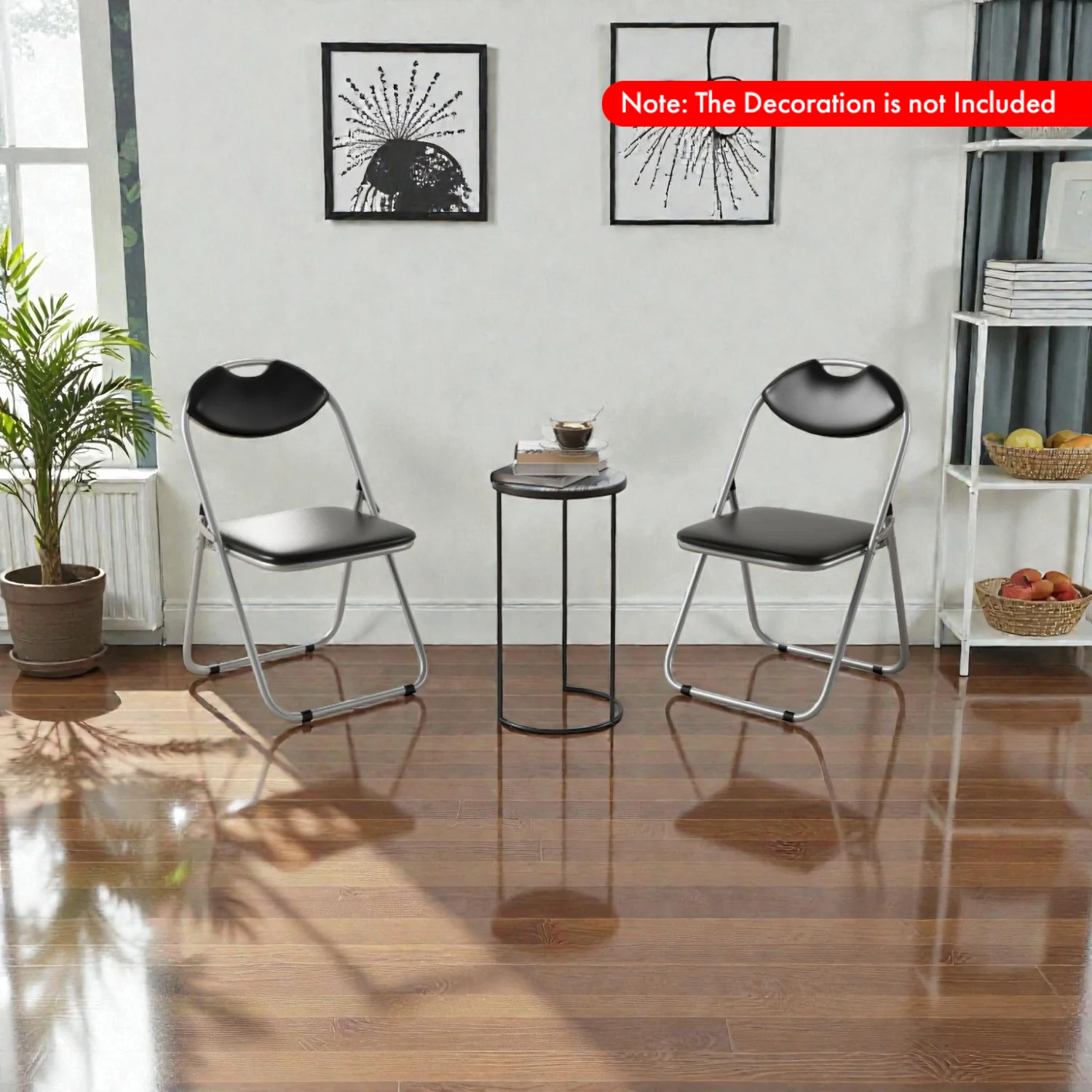 Folding Dining Chair Set with Easy Carry Handles - Image 2