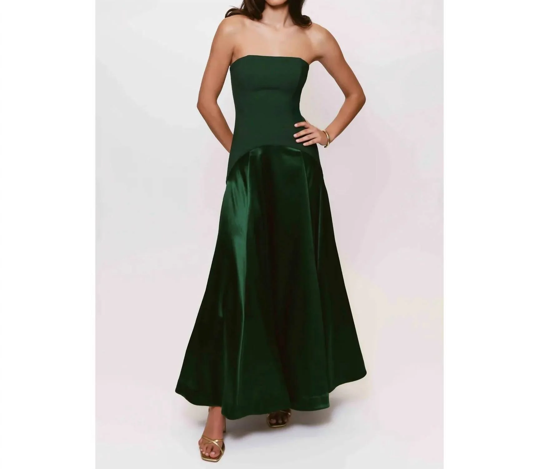 Francene Dress In Emerald