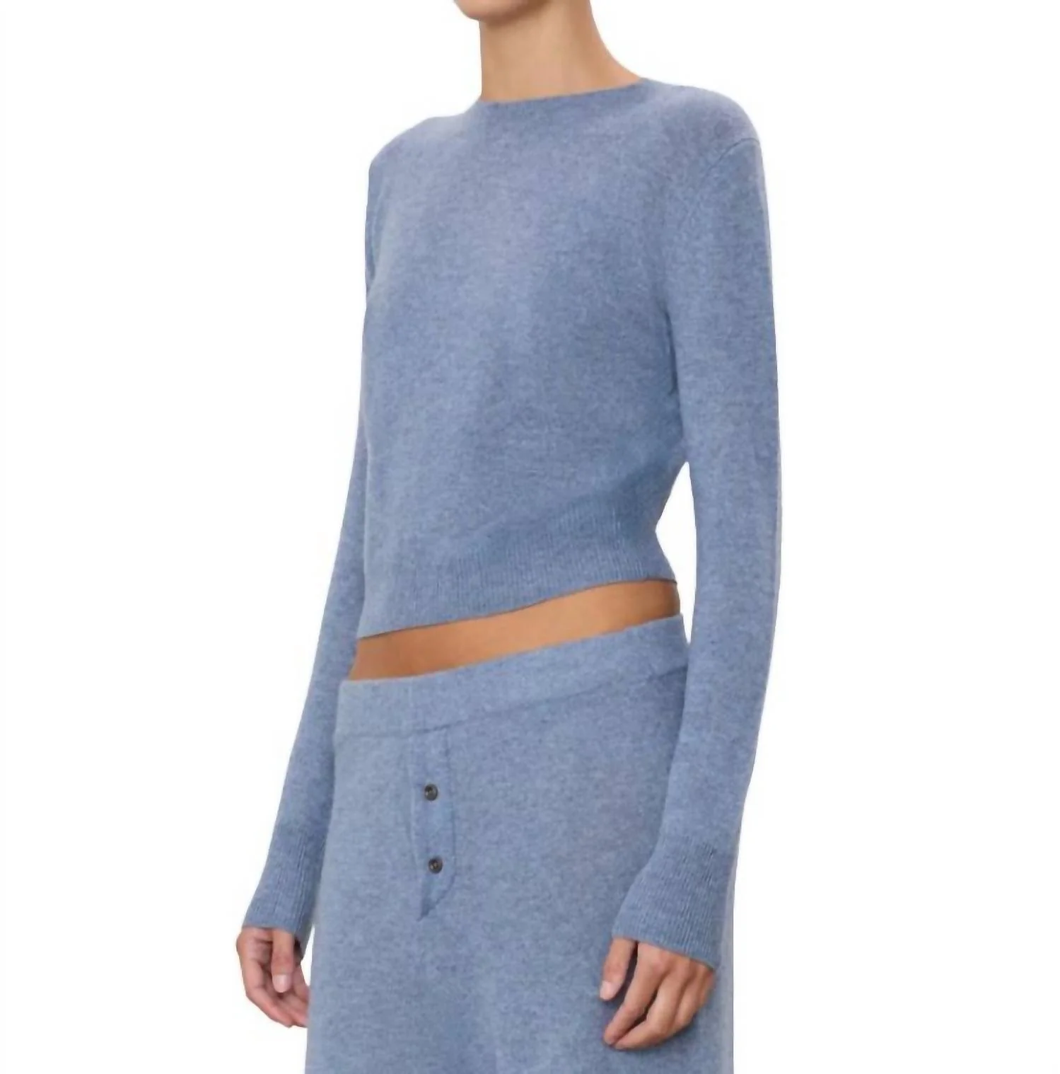 Francis Sweater In Slate - Image 2