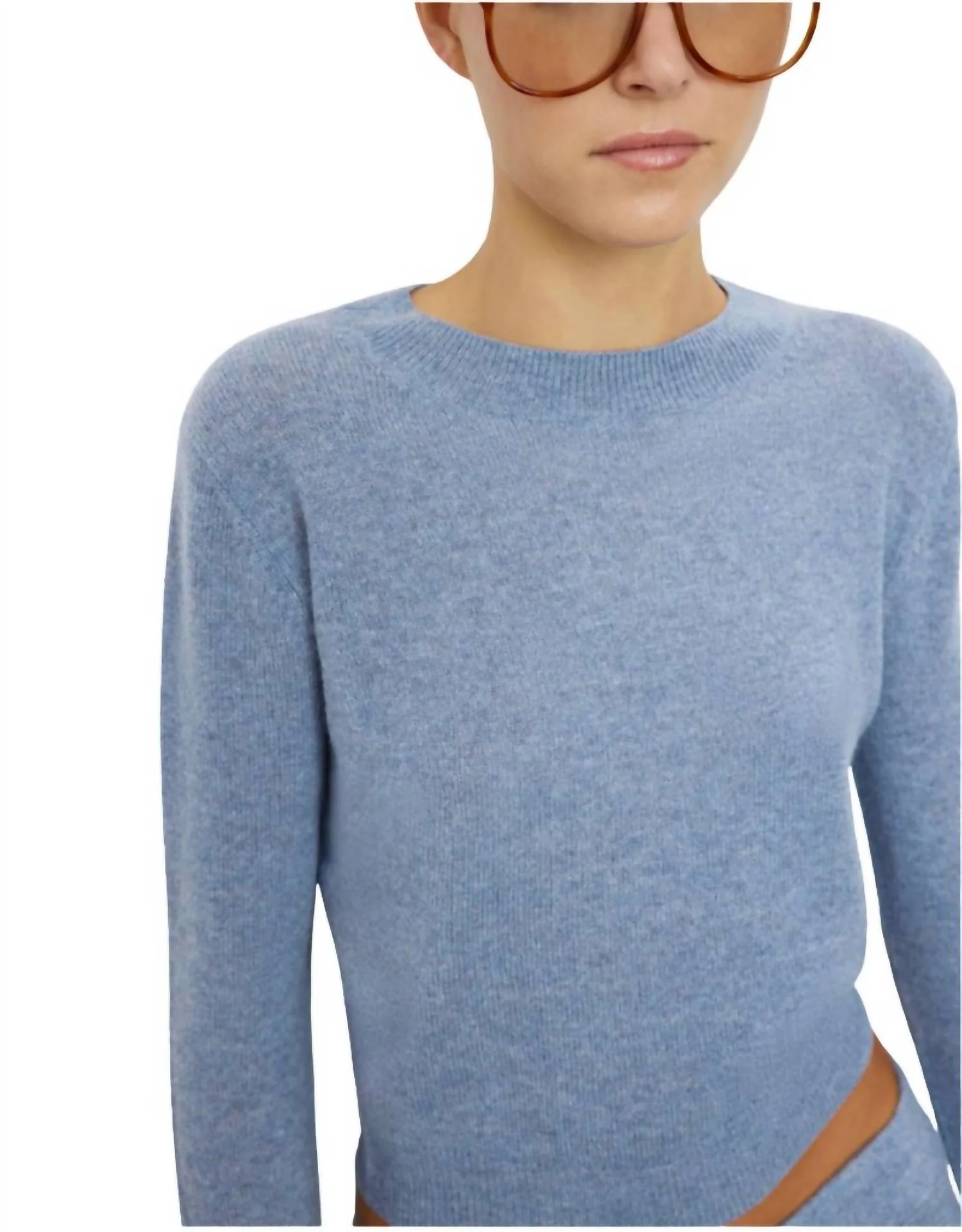 Francis Sweater In Slate - Image 4