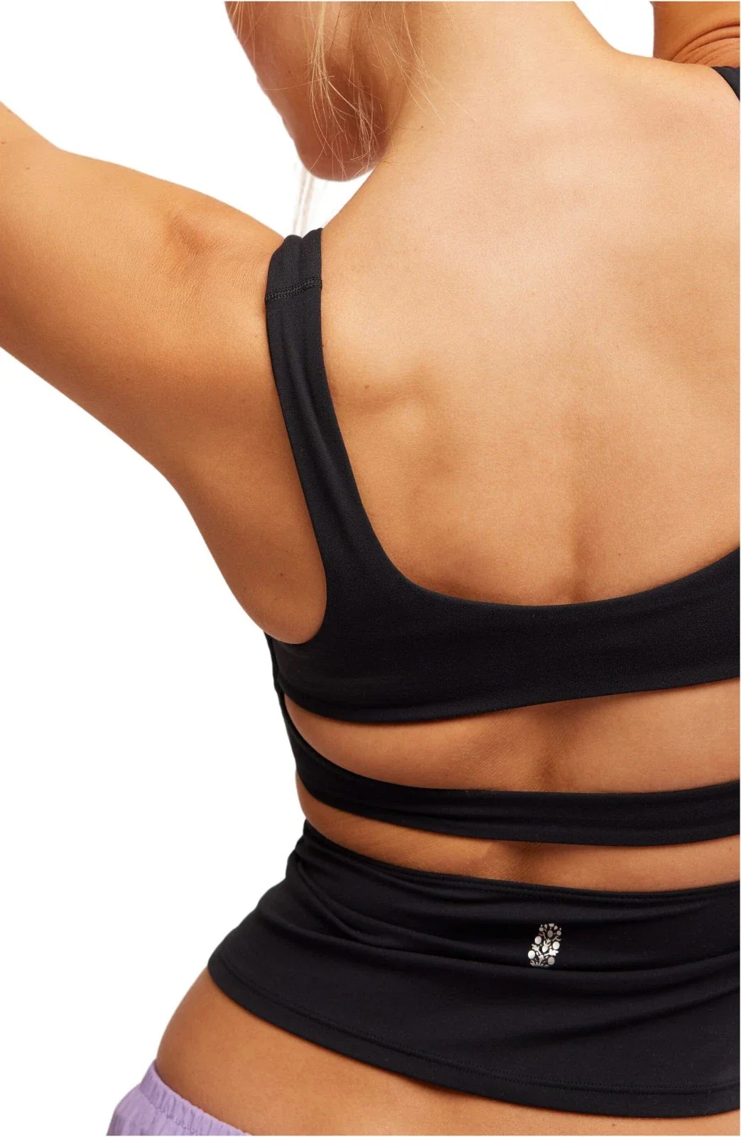 Free People FP Movement Never Better Tank Top Womens Workout Black GBO1866 - Image 5