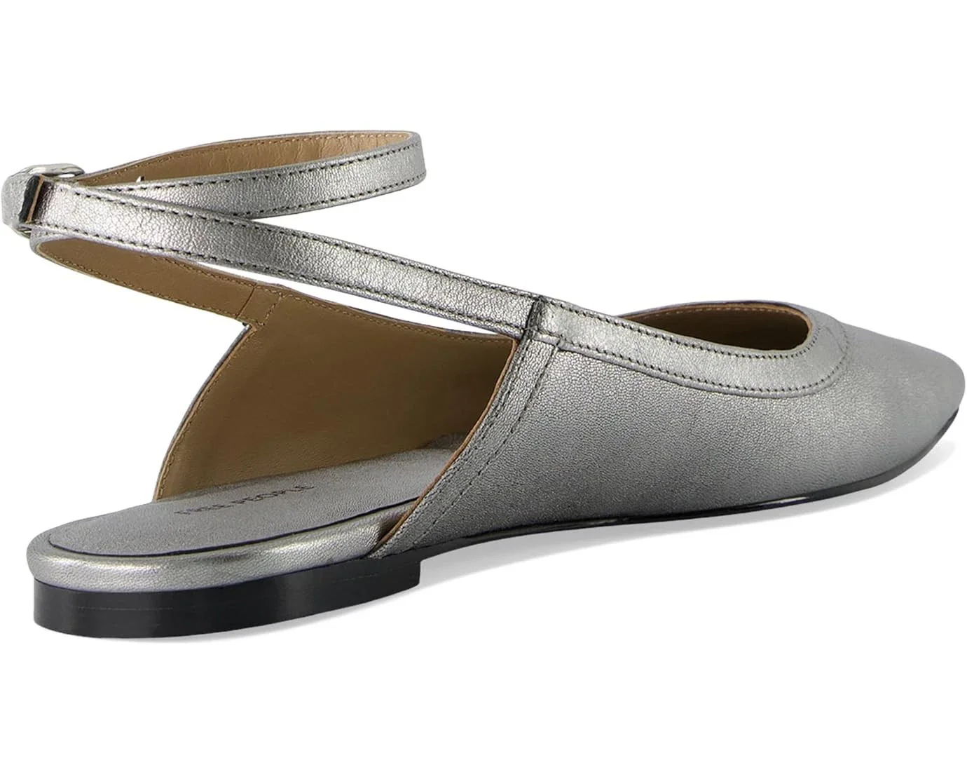 Free People Jules Flat Women's  Gunmetal Pointed Toe Ankle Strap HTAT939 - Image 4