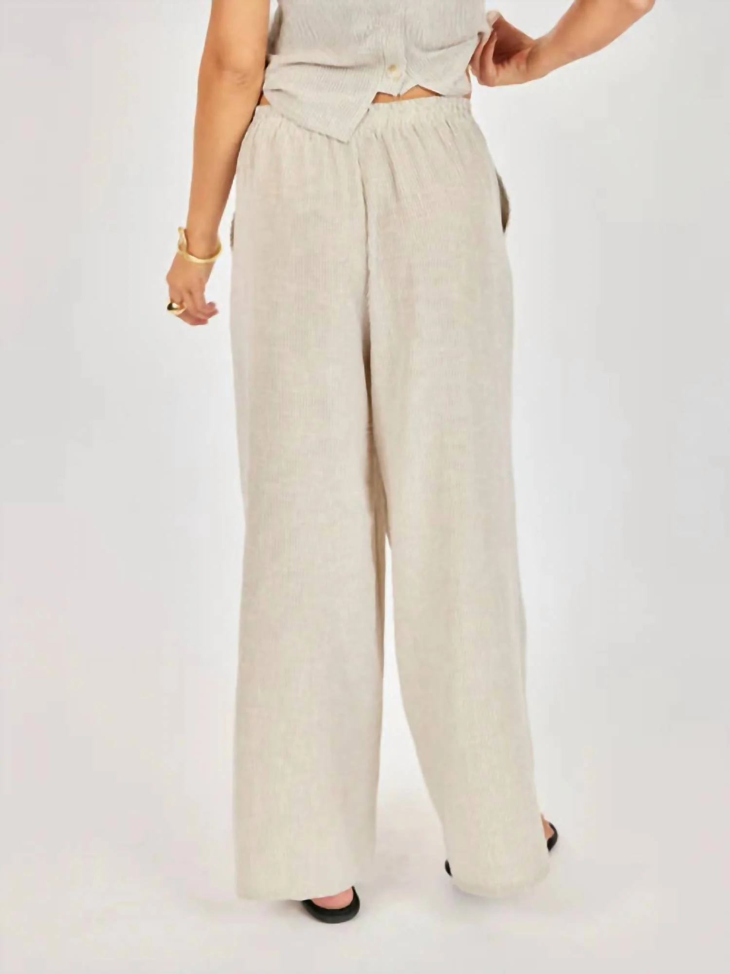 Garden Sun Pants In Taupe - Image 2