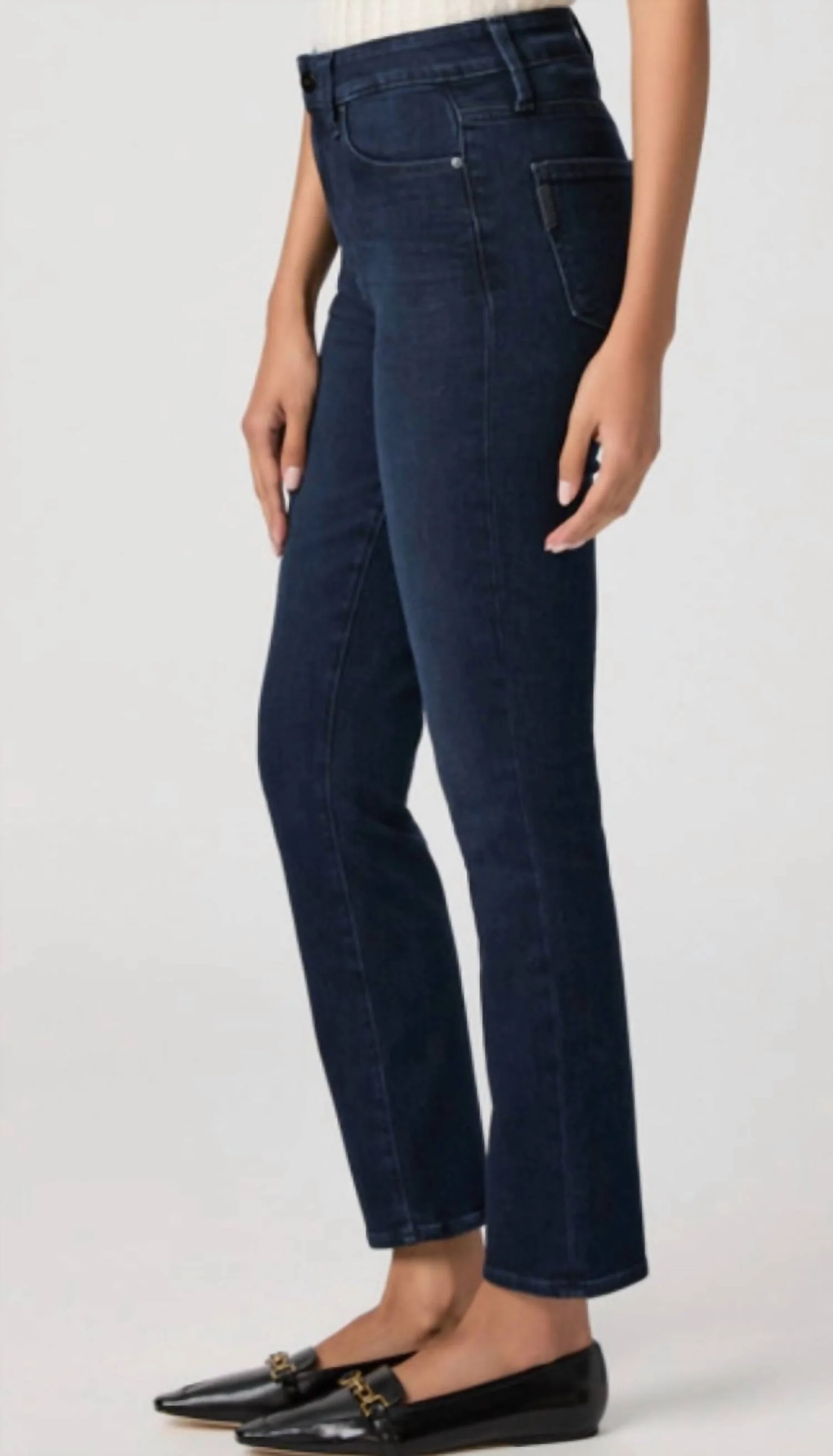Gemma Reversed Seamed Beltloops Jeans In Bespoke - Image 3